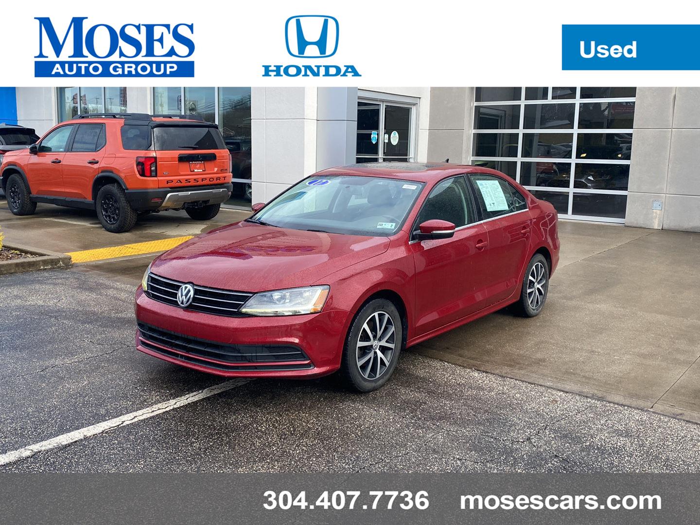 Cardinal Red Metallic 2017 Volkswagen Jetta 1.4T SE FWD Sedan Front-Wheel Drive Automatic