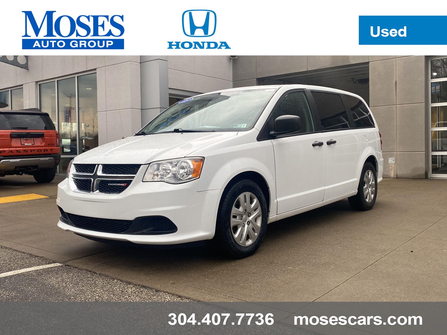 White Knuckle Clearcoat 2020 Dodge Grand Caravan SE FWD Minivan Front-Wheel Drive 6-Speed Automatic