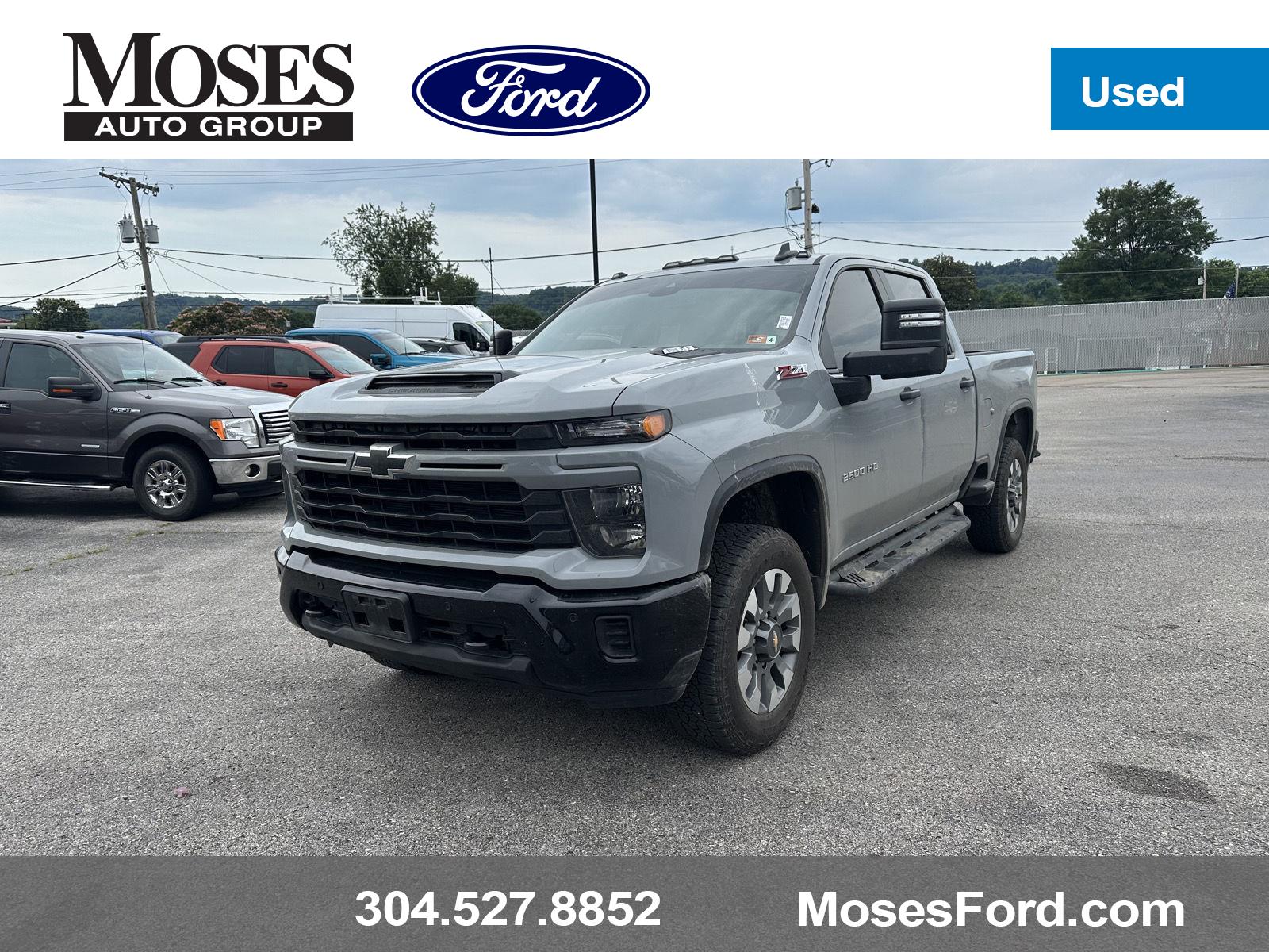 Slate Gray Metallic 2025 Chevrolet Silverado 2500HD Pickup Truck Four-Wheel Drive Automatic