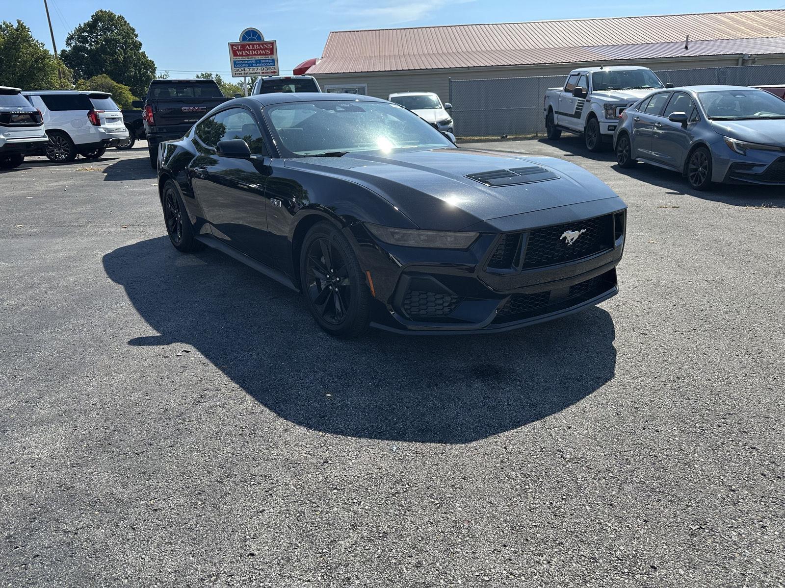 Shadow Black 2026 Ford Mustang Coupe Rear-Wheel Drive 6-Speed Manual