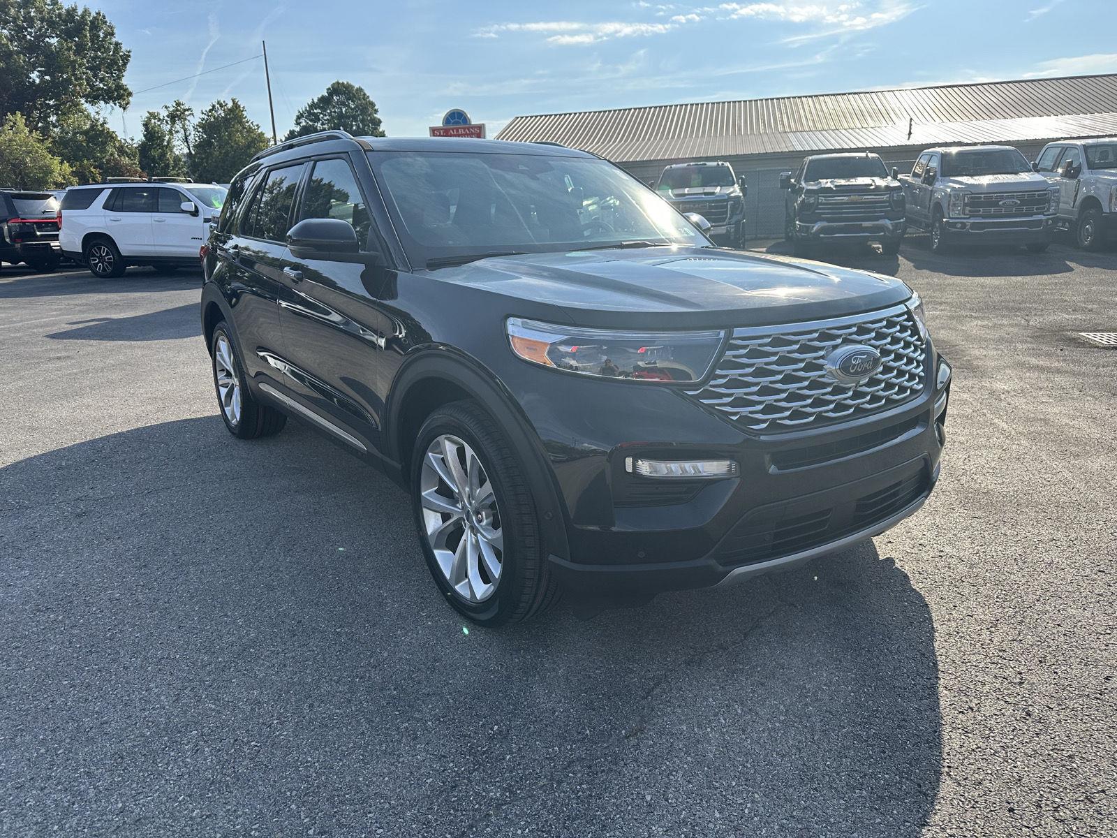 Agate Black 2021 Ford Explorer SUV / Crossover All-Wheel Drive Automatic