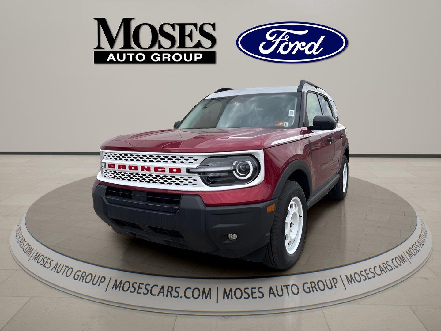 Ruby Red Metallic Tinted Clearcoat 2025 Ford Bronco Sport SUV / Crossover All-Wheel Drive 8-Speed Automatic