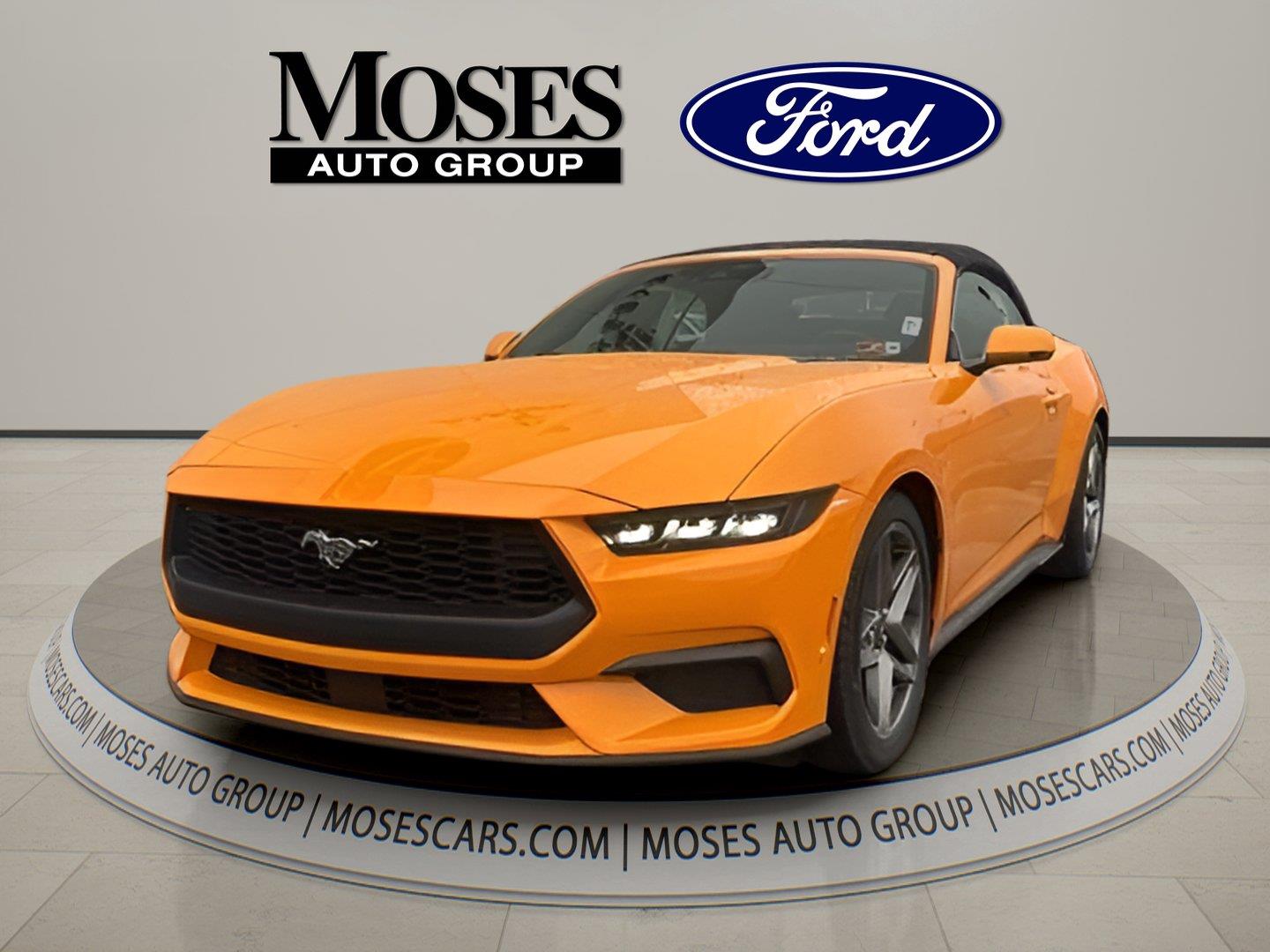 Orange Fury Metallic Tri-Coat 2026 Ford Mustang Convertible Rear-Wheel Drive Automatic