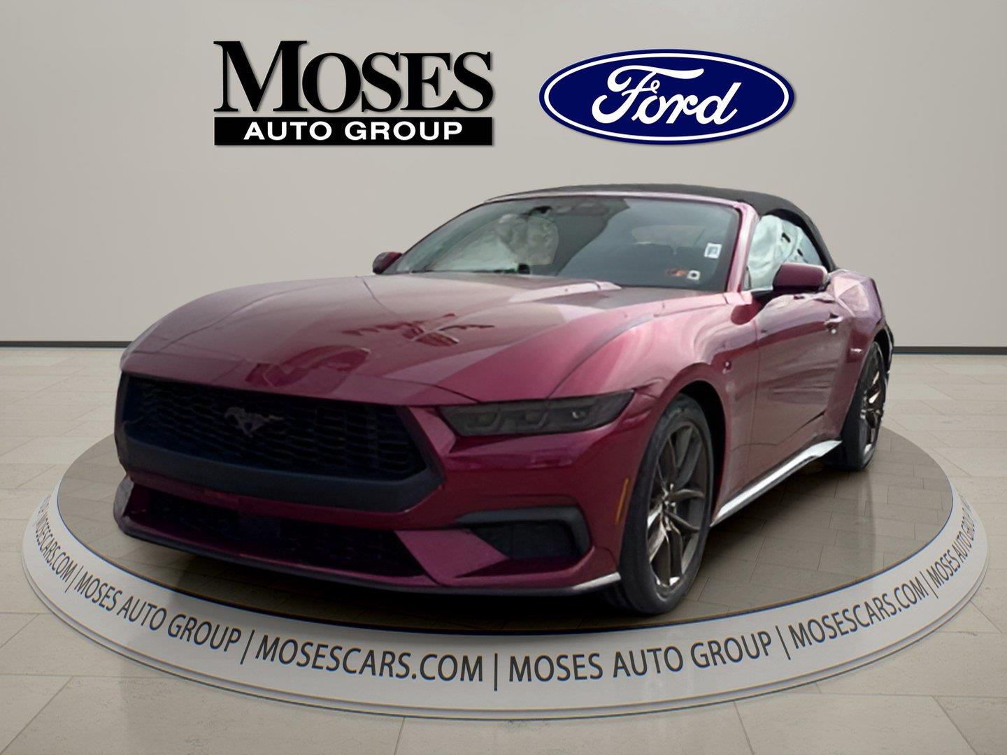 Pink (Molten Magenta Metallic Tinted Clearcoat) 2026 Ford Mustang Convertible Rear-Wheel Drive Automatic