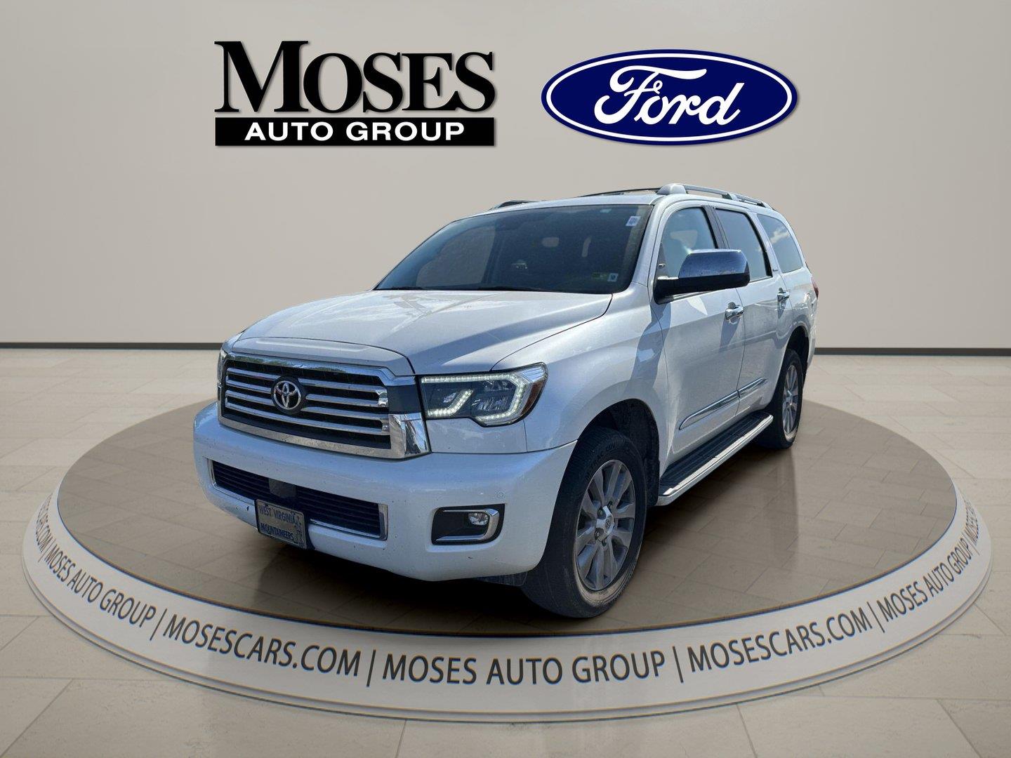 White (Blizzard Pearl) 2019 Toyota Sequoia SUV / Crossover Four-Wheel Drive 6-Speed Automatic