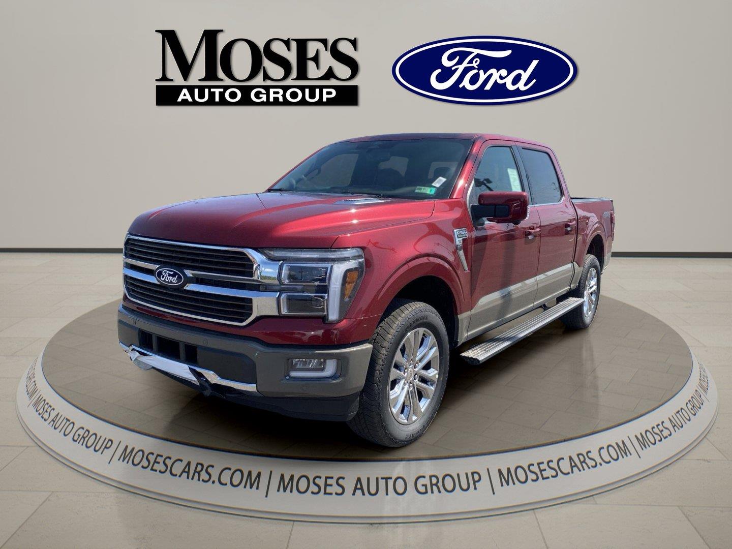 Ruby Red Metallic Tinted Clearcoat/Marsh Gray 2026 Ford F-150 Pickup Truck Four-Wheel Drive Automatic