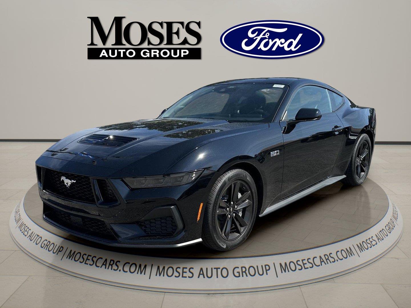 Shadow Black 2026 Ford Mustang Coupe Rear-Wheel Drive 6-Speed Manual