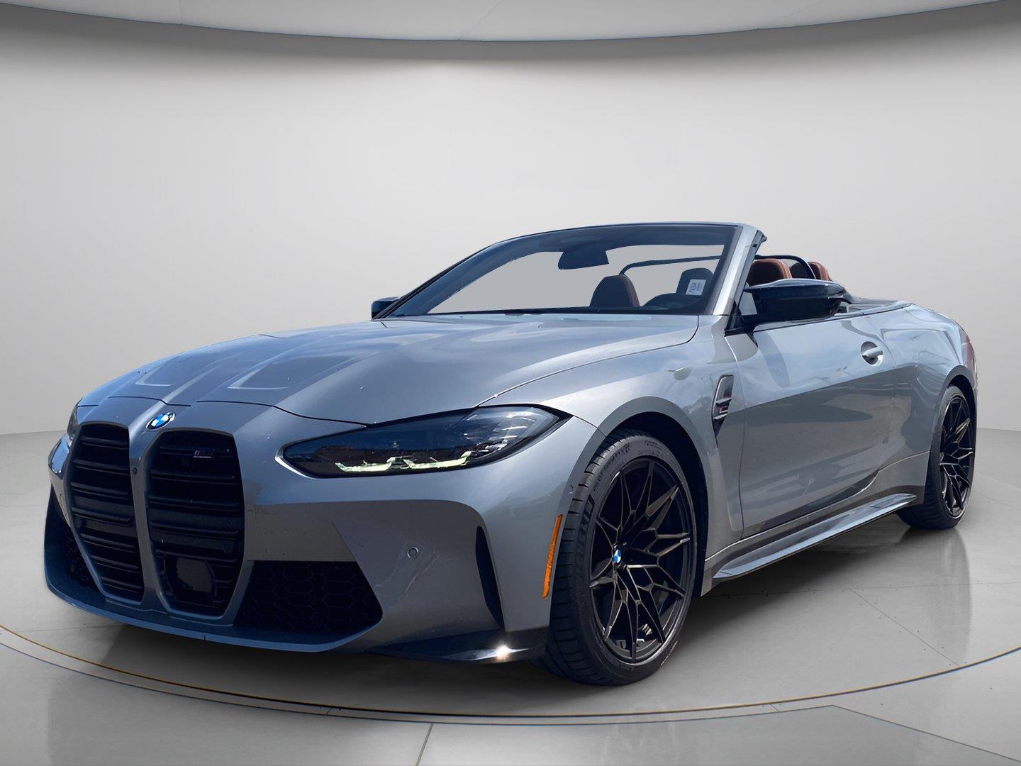 Gray (Skyscraper Grey Metallic) 2024 BMW M4 Convertible All-Wheel Drive Automatic