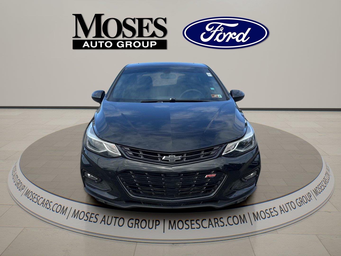 Black 2018 Chevrolet Cruze Hatchback Front-Wheel Drive 6-Speed Automatic