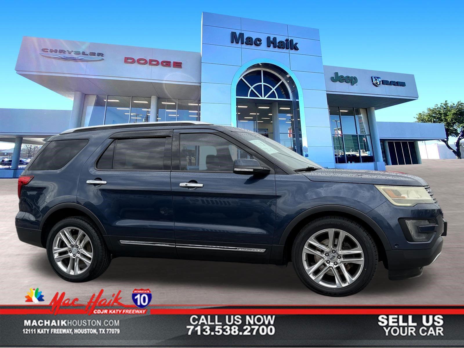 Shadow Black 2016 Ford Explorer Limited SUV / Crossover Front-Wheel Drive 6-Speed Automatic