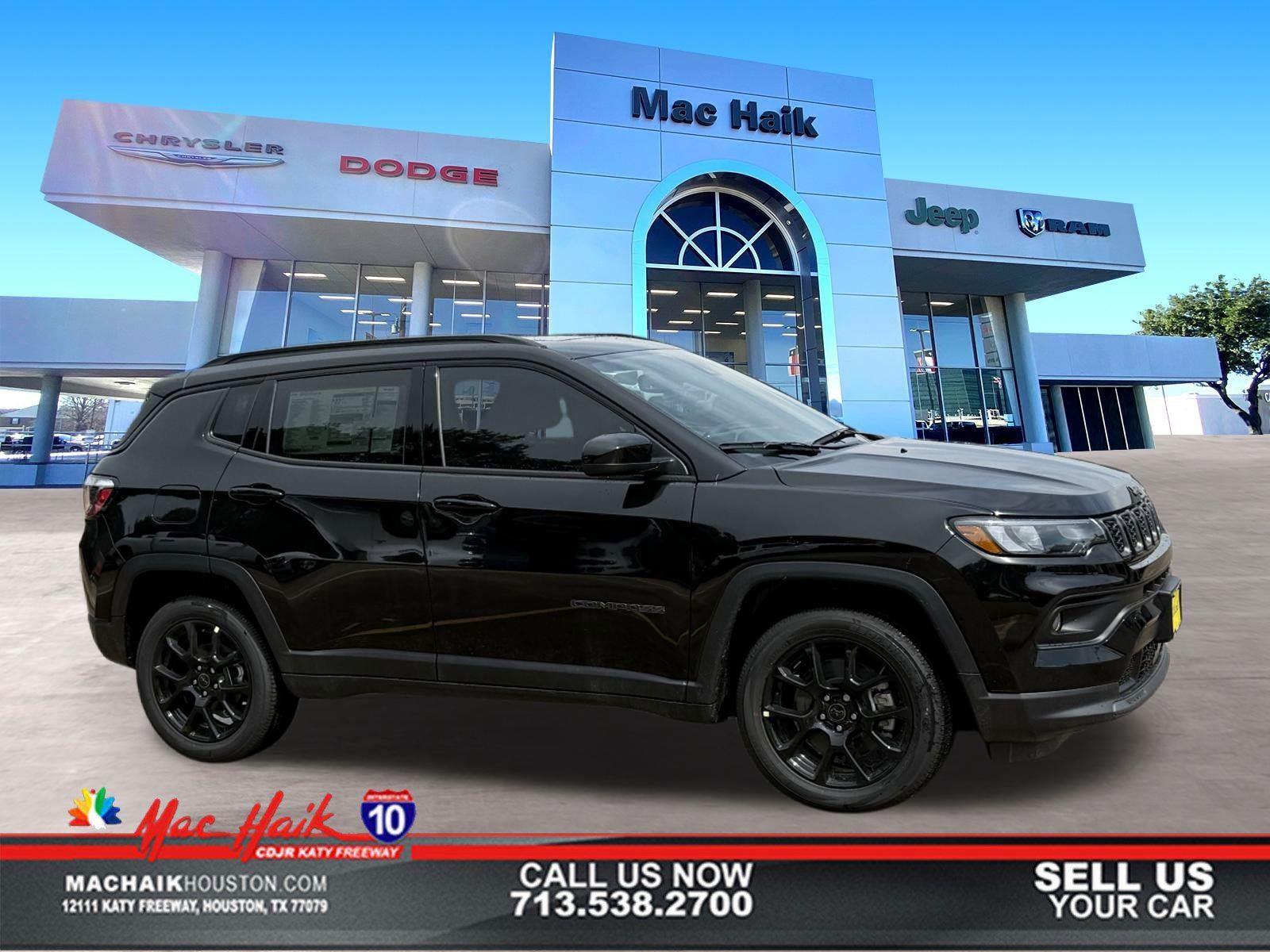 Diamond Black Crystal Pearlcoat 2025 Jeep Compass Latitude 4WD SUV / Crossover Four-Wheel Drive 8-Speed Automatic