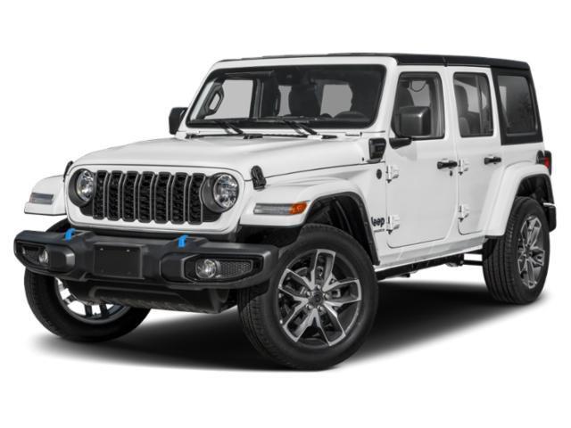 Bright White Clearcoat 2025 Jeep Wrangler 4xe Sahara 4WD SUV / Crossover Four-Wheel Drive 8-Speed Automatic