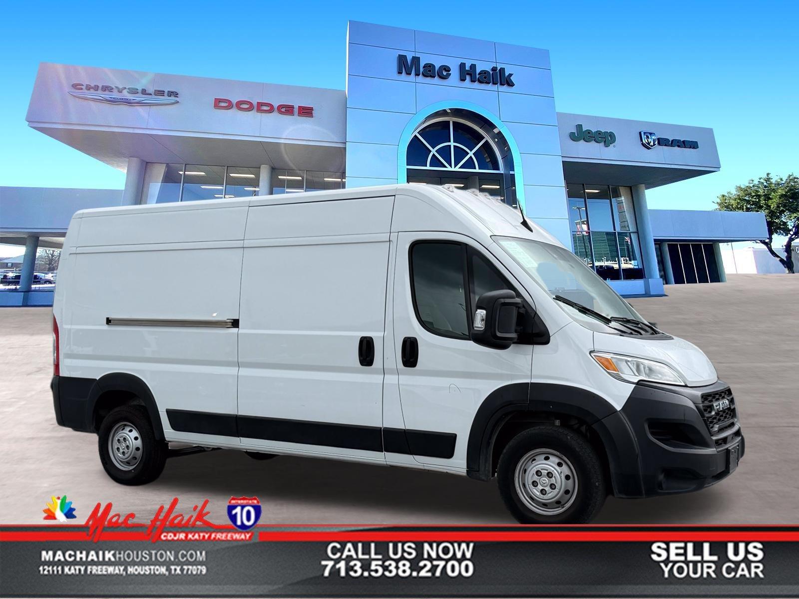 Bright White Clearcoat 2023 RAM ProMaster 2500 159 High Roof Cargo Van FWD Van Front-Wheel Drive 9-Speed Automatic