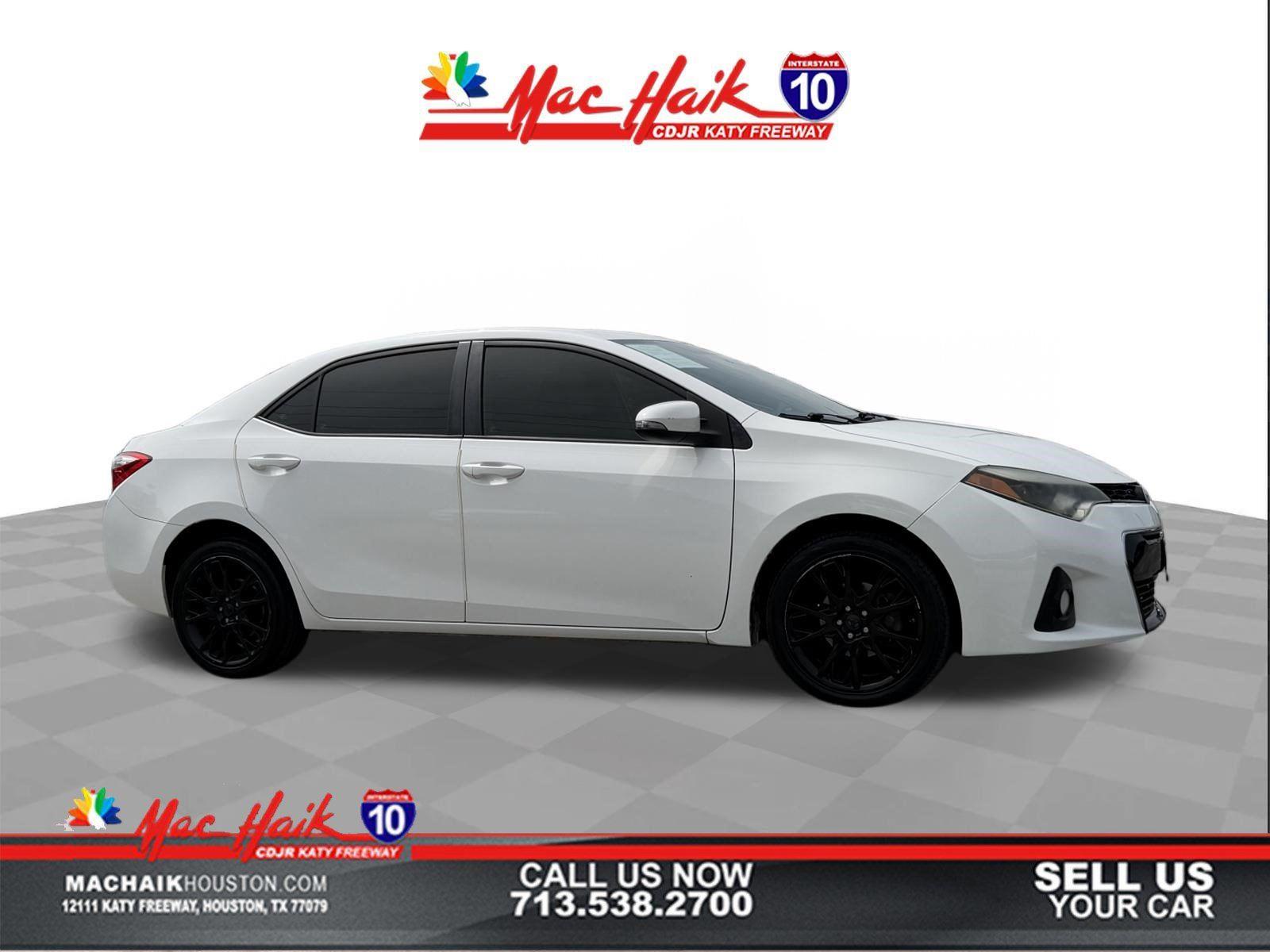 Super White 2016 Toyota Corolla Special Edition Package Sedan Front-Wheel Drive Continuously Variable Transmission