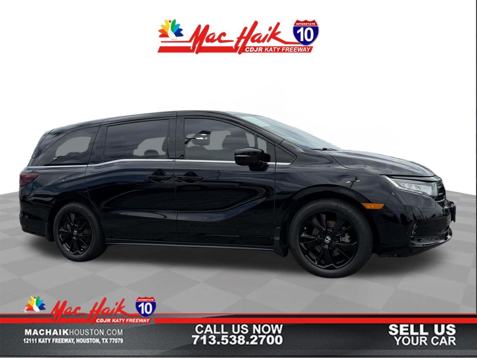 Crystal Black Pearl 2023 Honda Odyssey Minivan Front-Wheel Drive Automatic