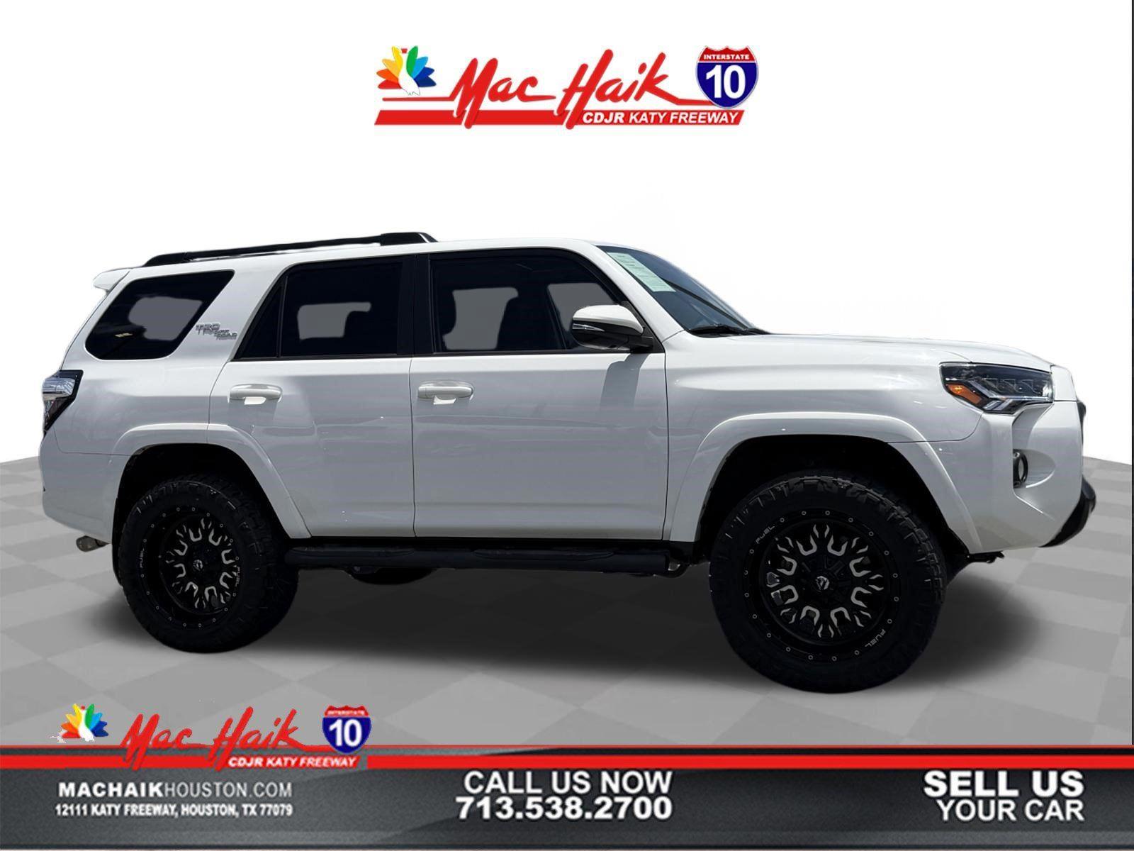 Super White 2019 Toyota 4Runner SUV / Crossover Four-Wheel Drive 5-Speed Automatic