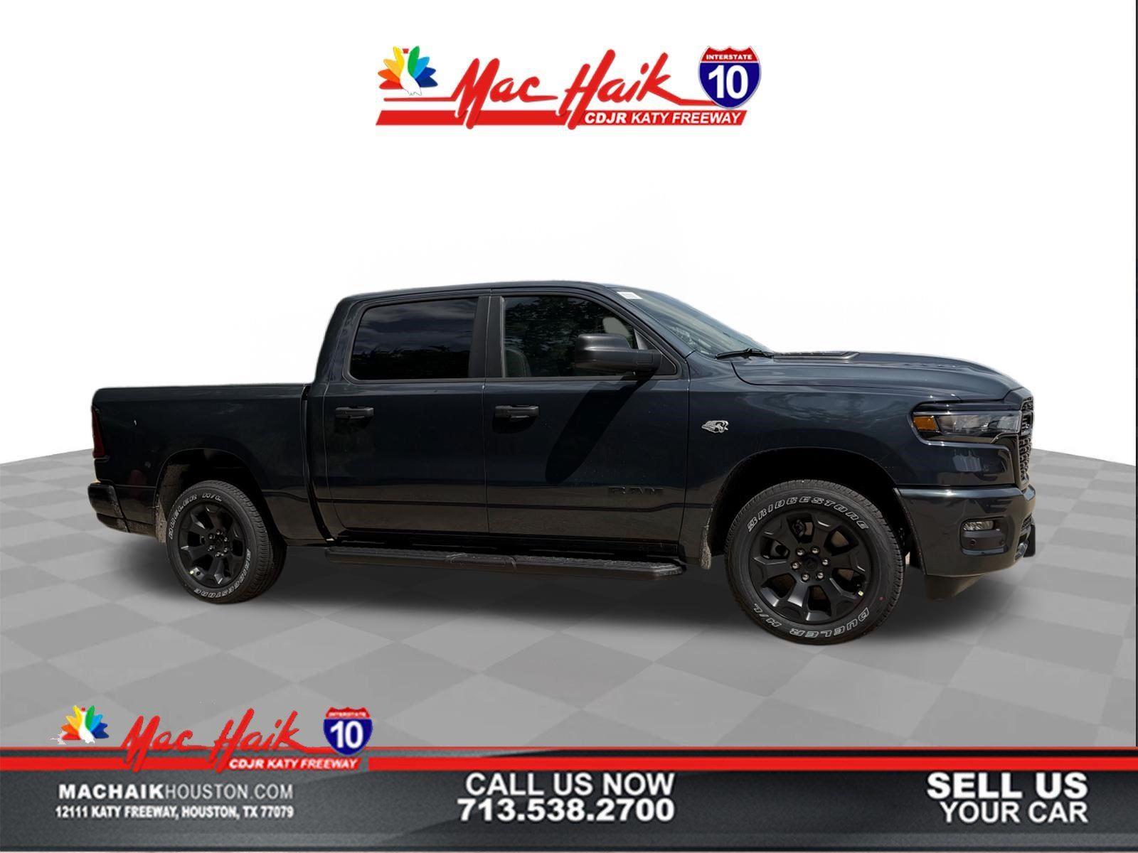 Forged Blue Metallic 2026 RAM 1500 Pickup Truck Four-Wheel Drive 8-Speed Automatic