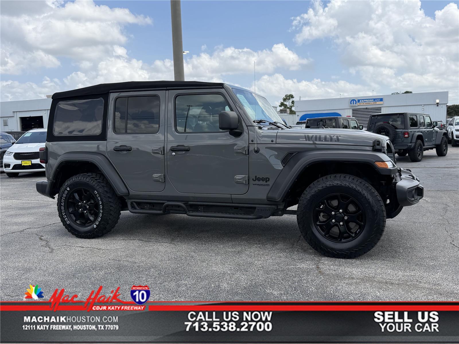 Sting-Gray Clearcoat 2022 Jeep Wrangler SUV / Crossover Four-Wheel Drive 8-Speed Automatic