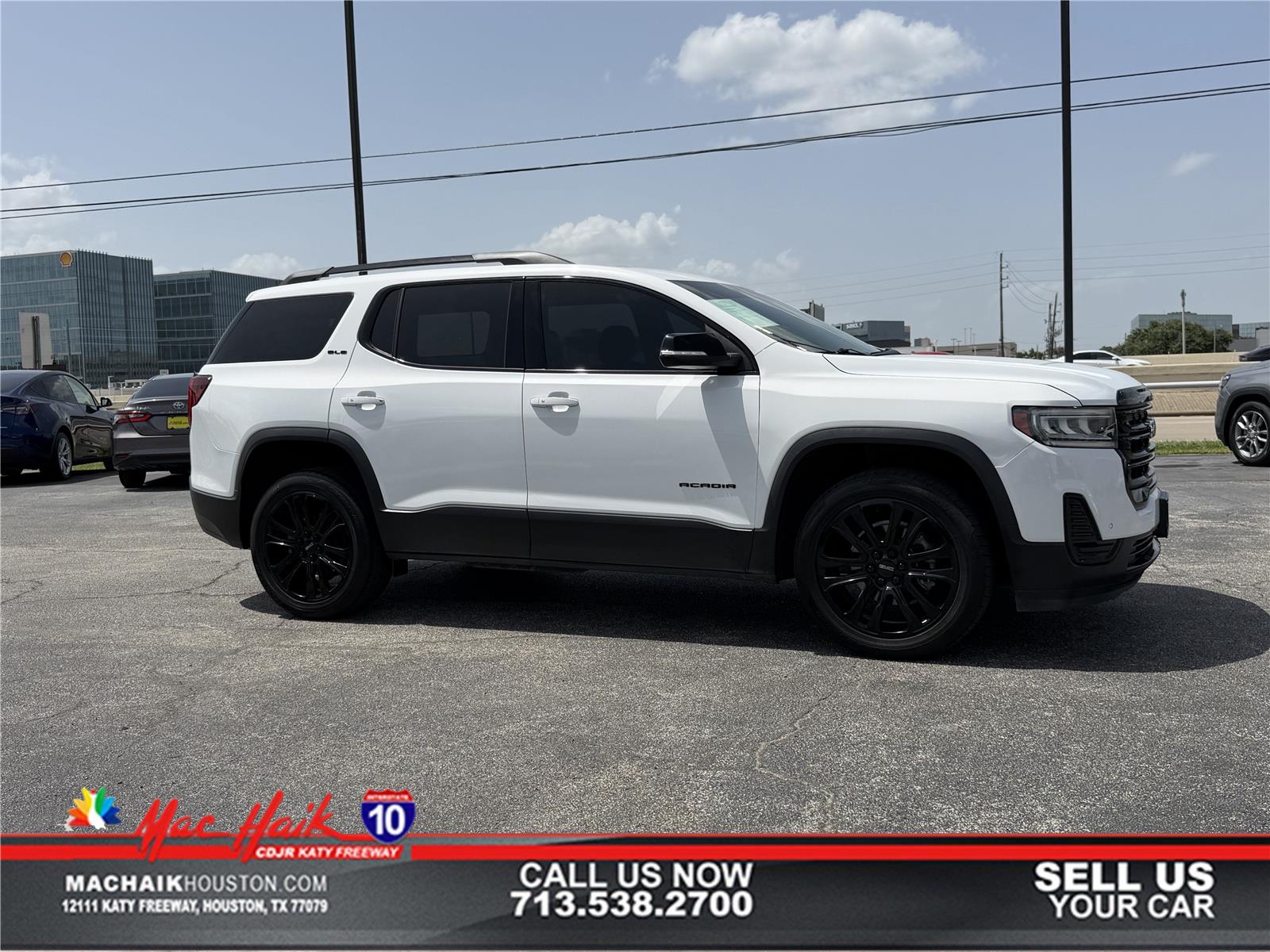Summit White 2023 GMC Acadia SUV / Crossover Front-Wheel Drive 9-Speed Automatic