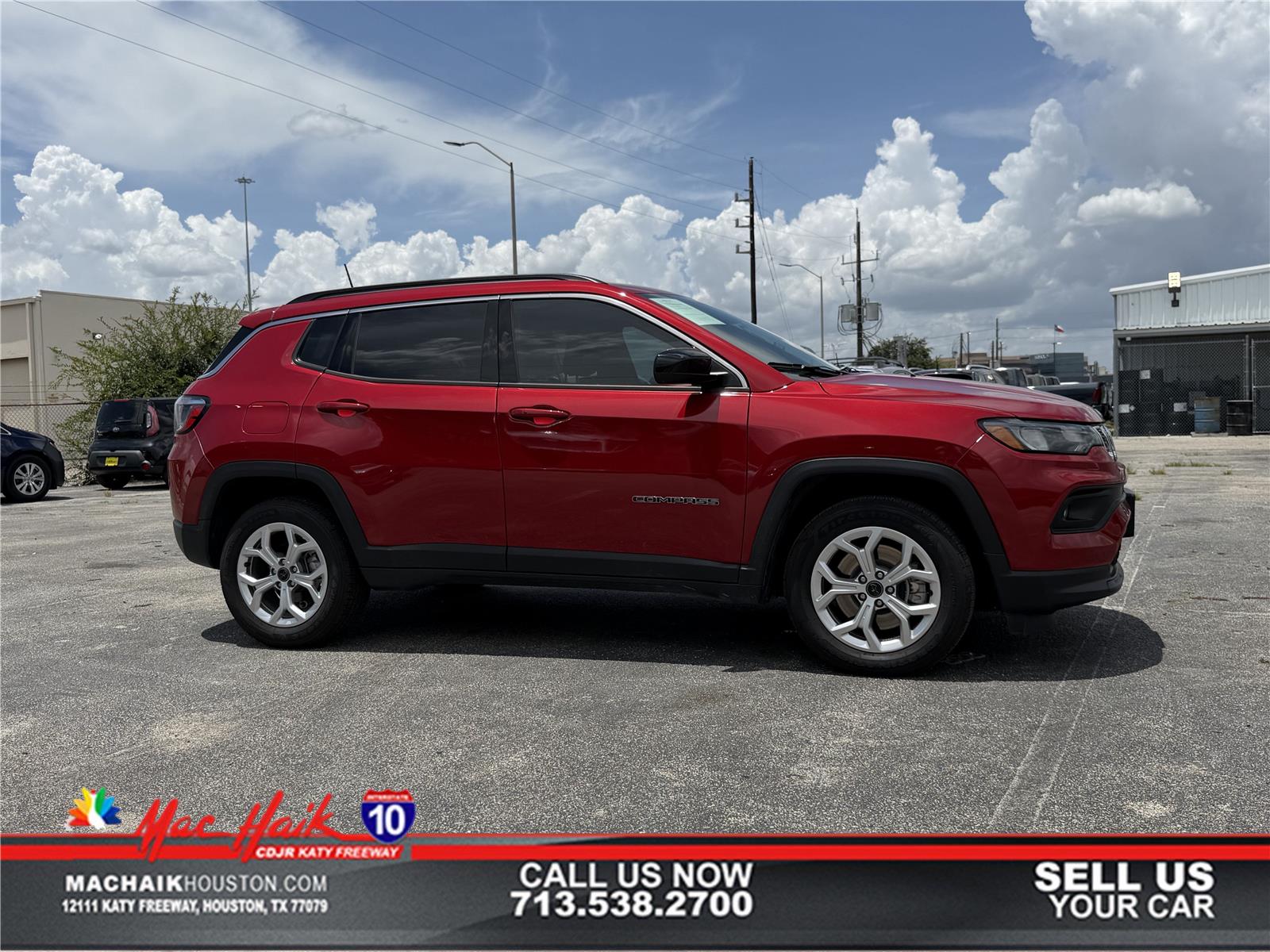 Red Hot Pearlcoat 2025 Jeep Compass SUV / Crossover Four-Wheel Drive 8-Speed Automatic