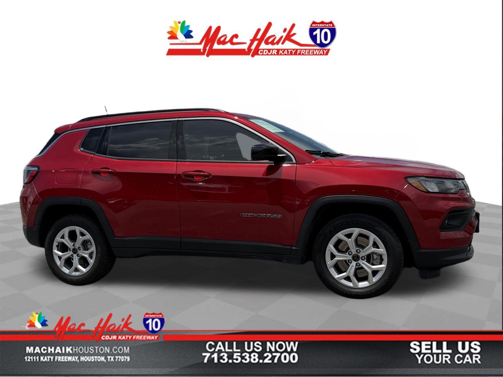 Red Hot Pearlcoat 2025 Jeep Compass SUV / Crossover Four-Wheel Drive 8-Speed Automatic