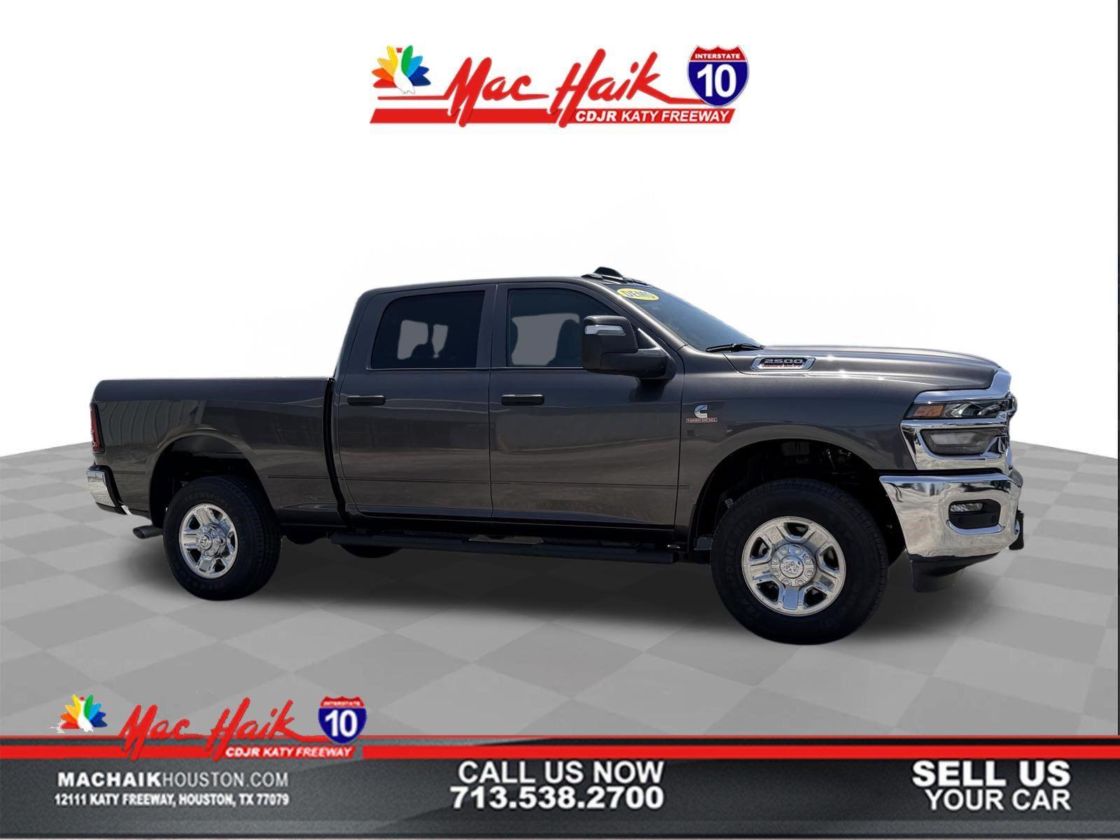 Gray (Granite Crystal Metallic Clearcoat) 2025 RAM 2500 Pickup Truck Four-Wheel Drive 8-Speed Automatic