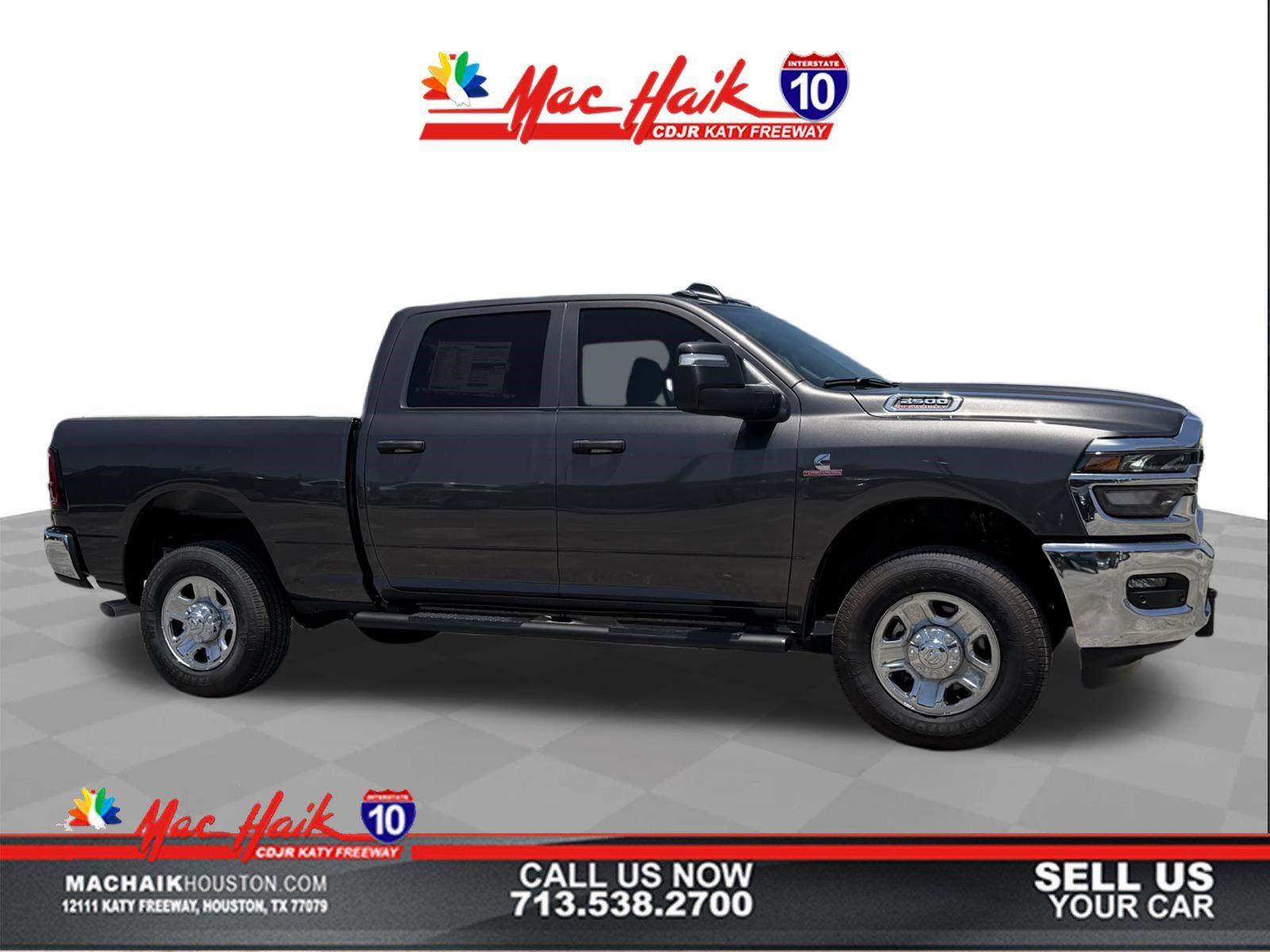 Gray (Granite Crystal Metallic Clearcoat) 2025 RAM 2500 Pickup Truck Four-Wheel Drive 8-Speed Automatic