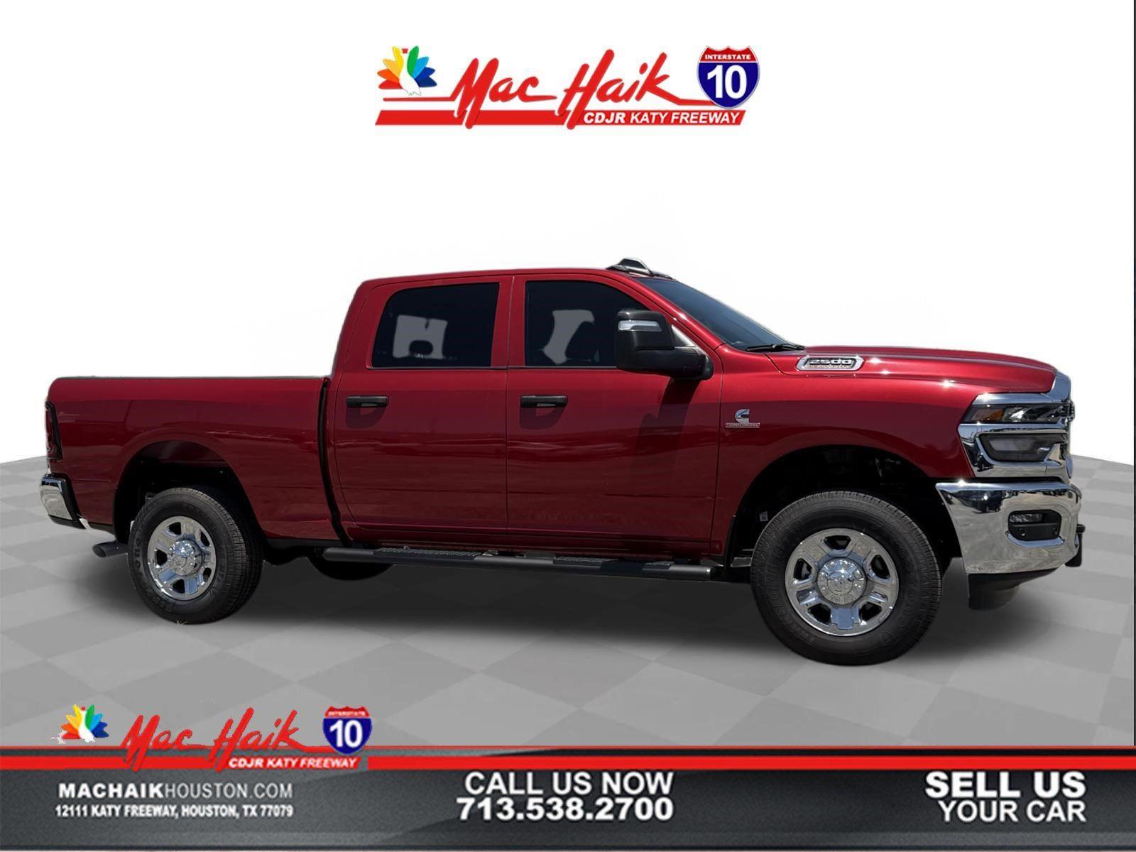 Molten Red Pearlcoat 2025 RAM 2500 Pickup Truck Four-Wheel Drive 8-Speed Automatic