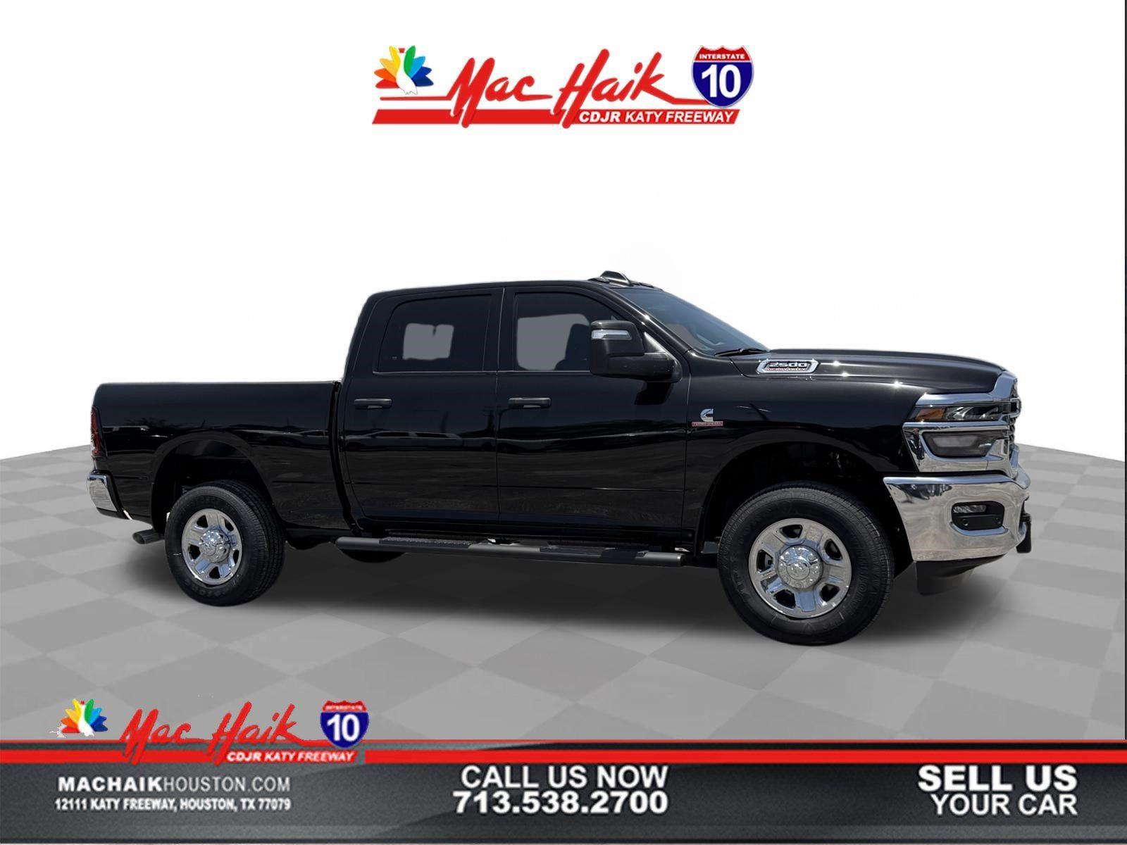 Diamond Black Crystal Pearlcoat 2025 RAM 2500 Pickup Truck Four-Wheel Drive 8-Speed Automatic