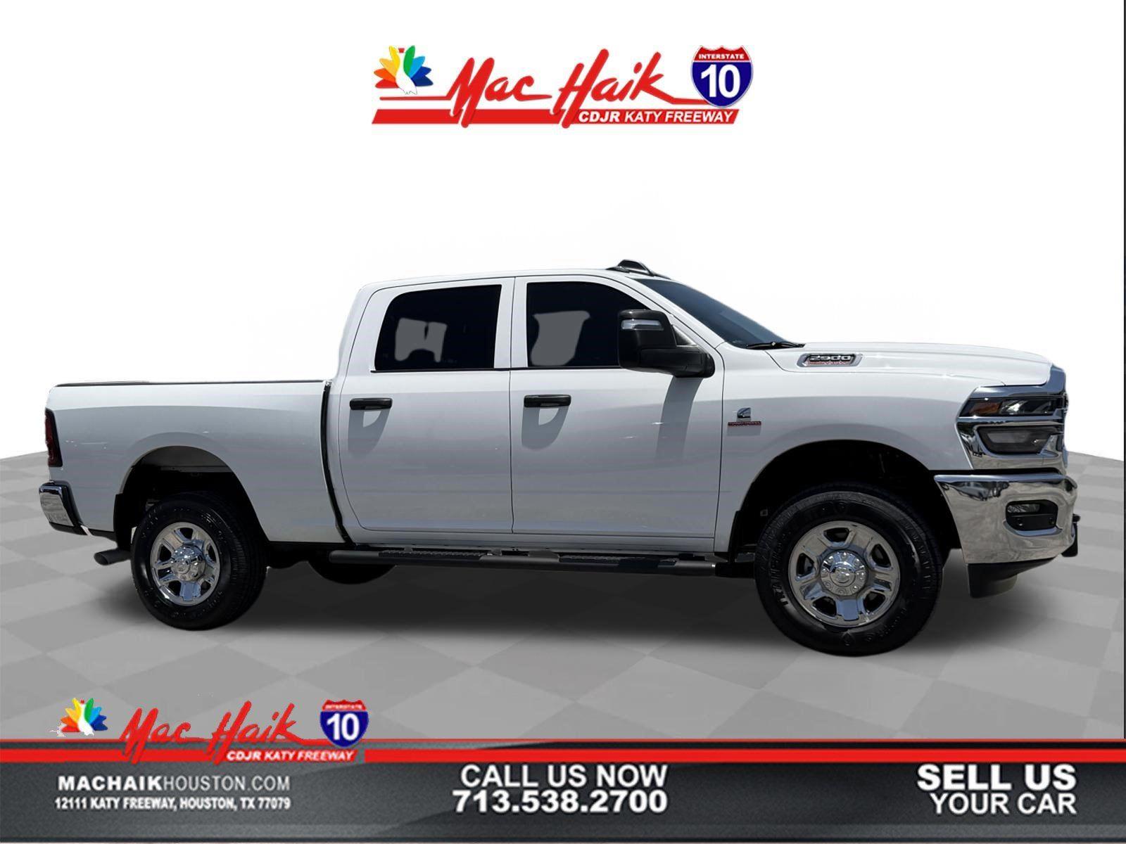 Bright White Clearcoat 2025 RAM 2500 Pickup Truck Four-Wheel Drive 8-Speed Automatic