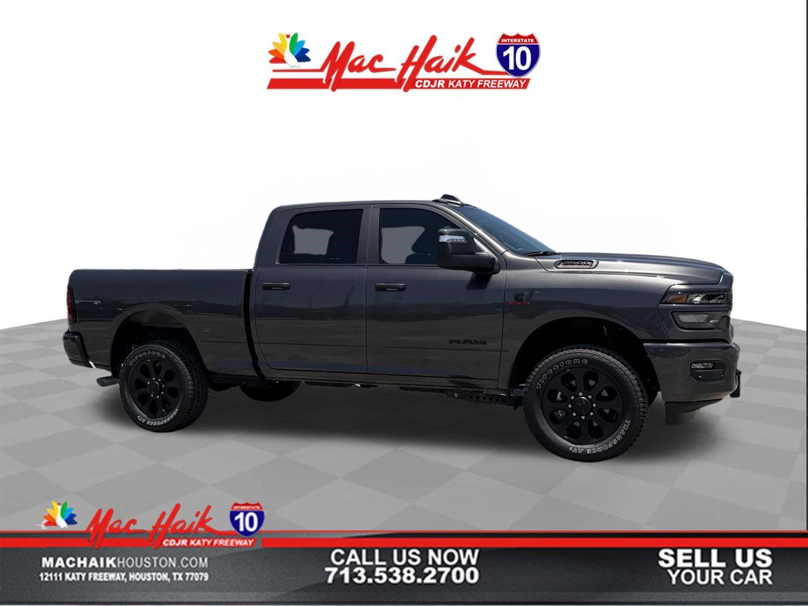Gray (Granite Crystal Metallic Clearcoat) 2025 RAM 2500 Pickup Truck Four-Wheel Drive 8-Speed Automatic