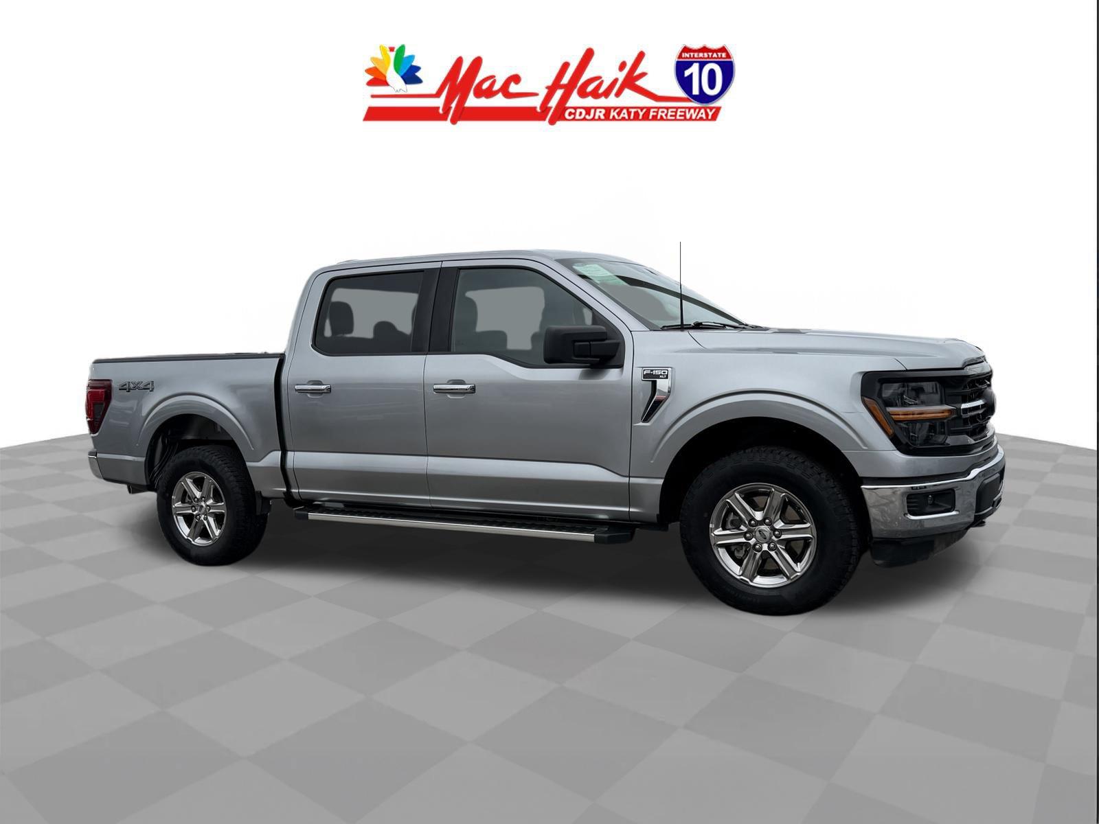 Iconic Silver 2025 Ford F-150 Pickup Truck Four-Wheel Drive Automatic