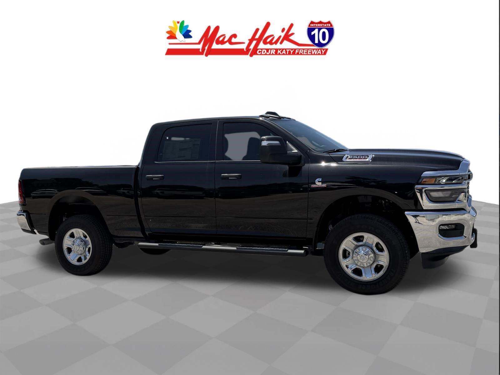 Diamond Black Crystal Pearlcoat 2025 RAM 2500 Pickup Truck Four-Wheel Drive 8-Speed Automatic