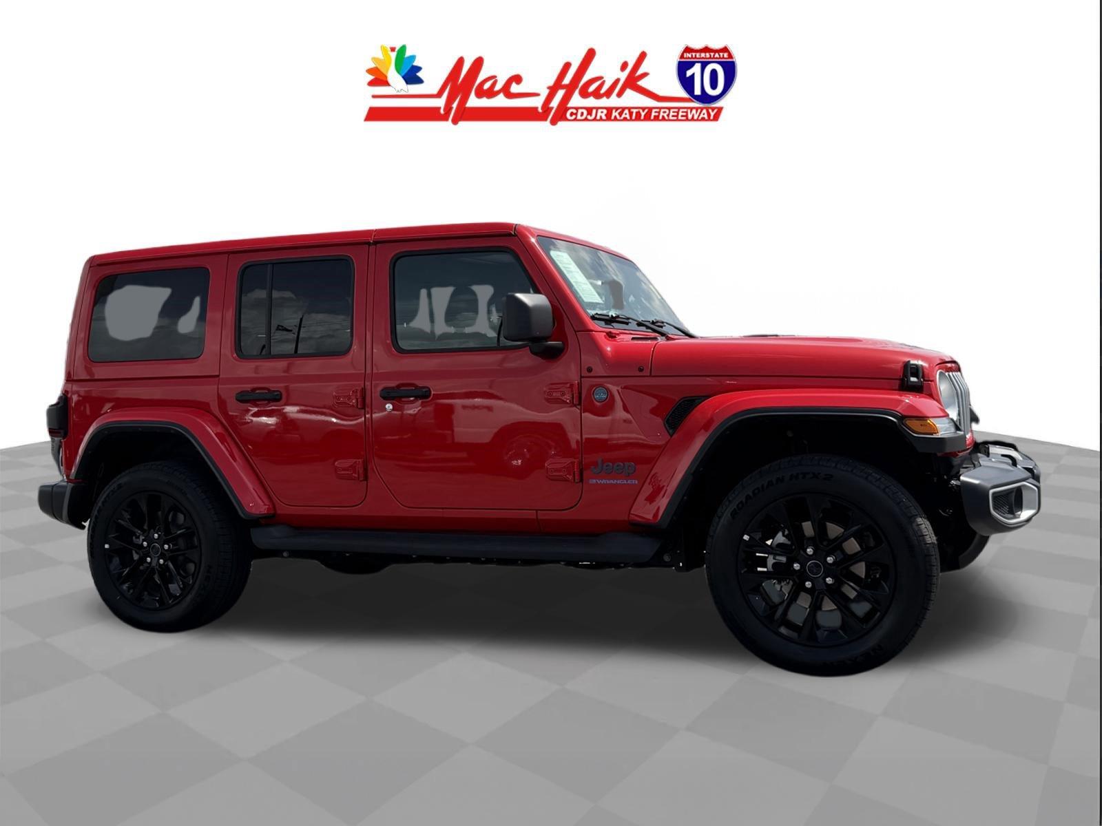 Firecracker Red Clearcoat 2025 Jeep Wrangler 4xe SUV / Crossover Four-Wheel Drive 8-Speed Automatic