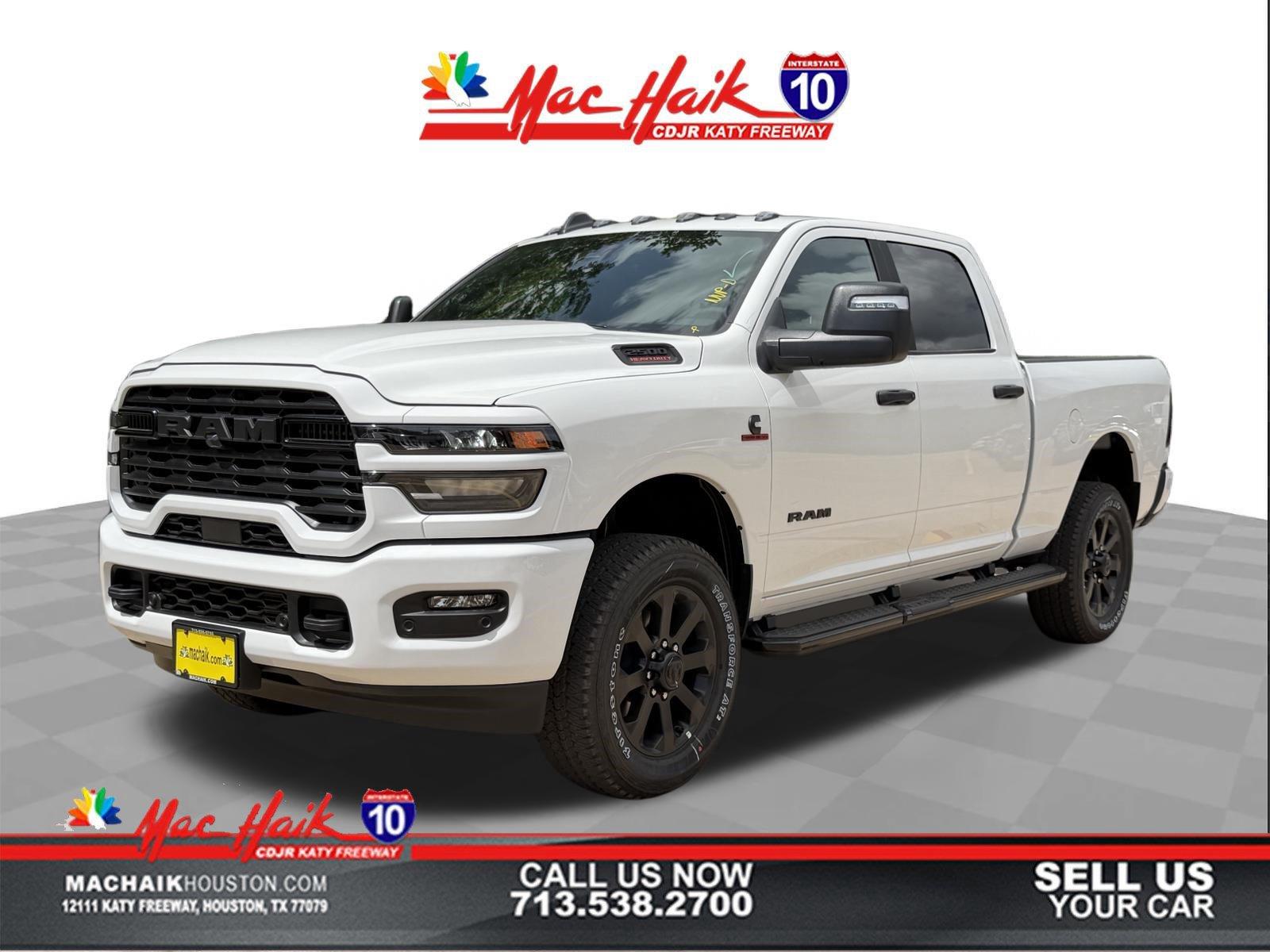 Bright White Clearcoat 2026 RAM 2500 Pickup Truck Four-Wheel Drive 8-Speed Automatic
