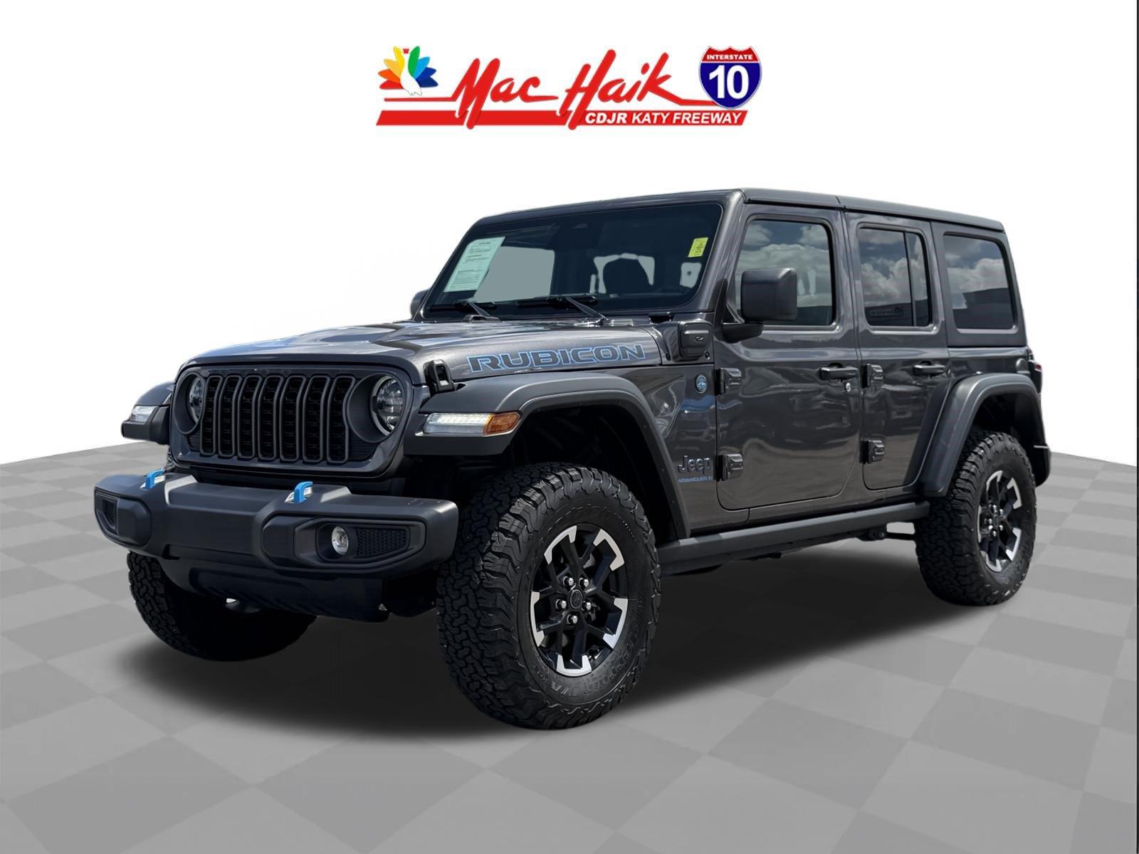 Gray (Granite Crystal Metallic Clearcoat) 2025 Jeep Wrangler 4xe SUV / Crossover Four-Wheel Drive 8-Speed Automatic