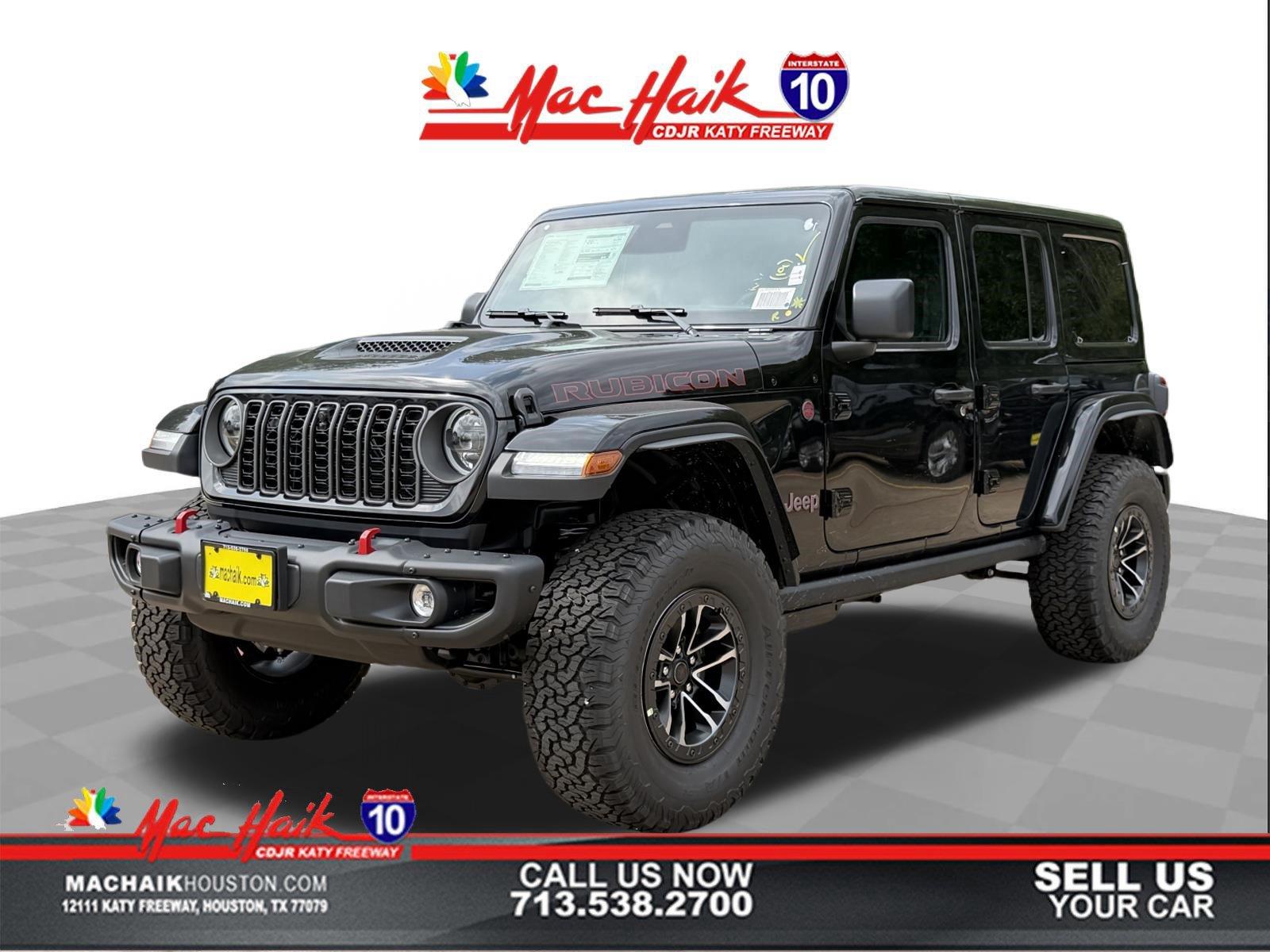 Black Clearcoat 2026 Jeep Wrangler SUV / Crossover Four-Wheel Drive 8-Speed Automatic