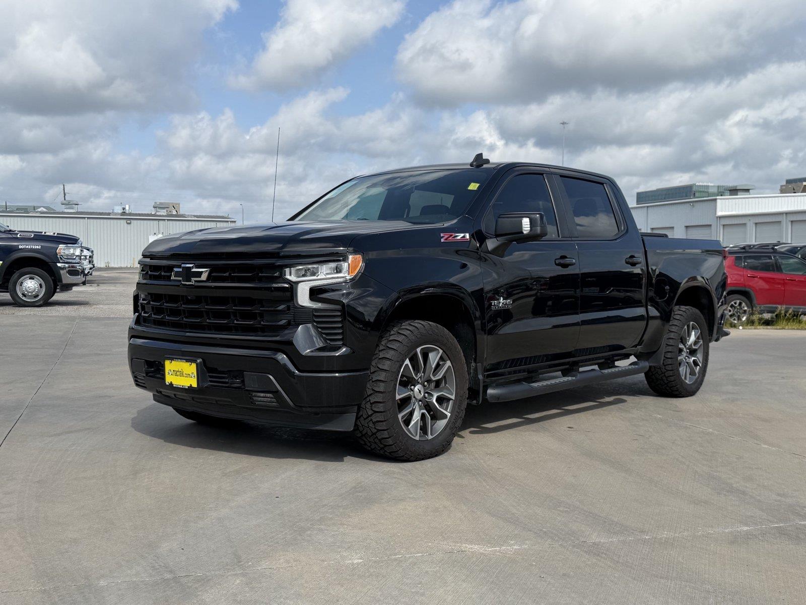 Black 2023 Chevrolet Silverado 1500 Pickup Truck Four-Wheel Drive Automatic