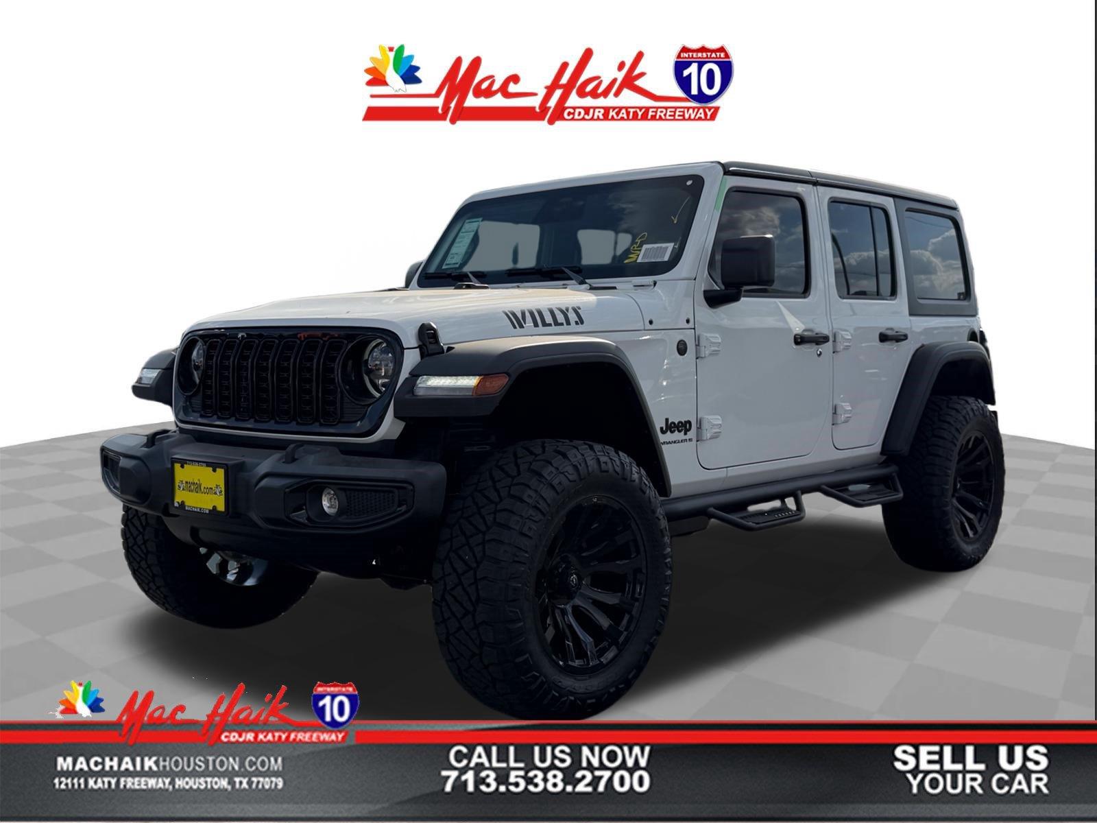 Bright White Clearcoat 2026 Jeep Wrangler SUV / Crossover Four-Wheel Drive 8-Speed Automatic