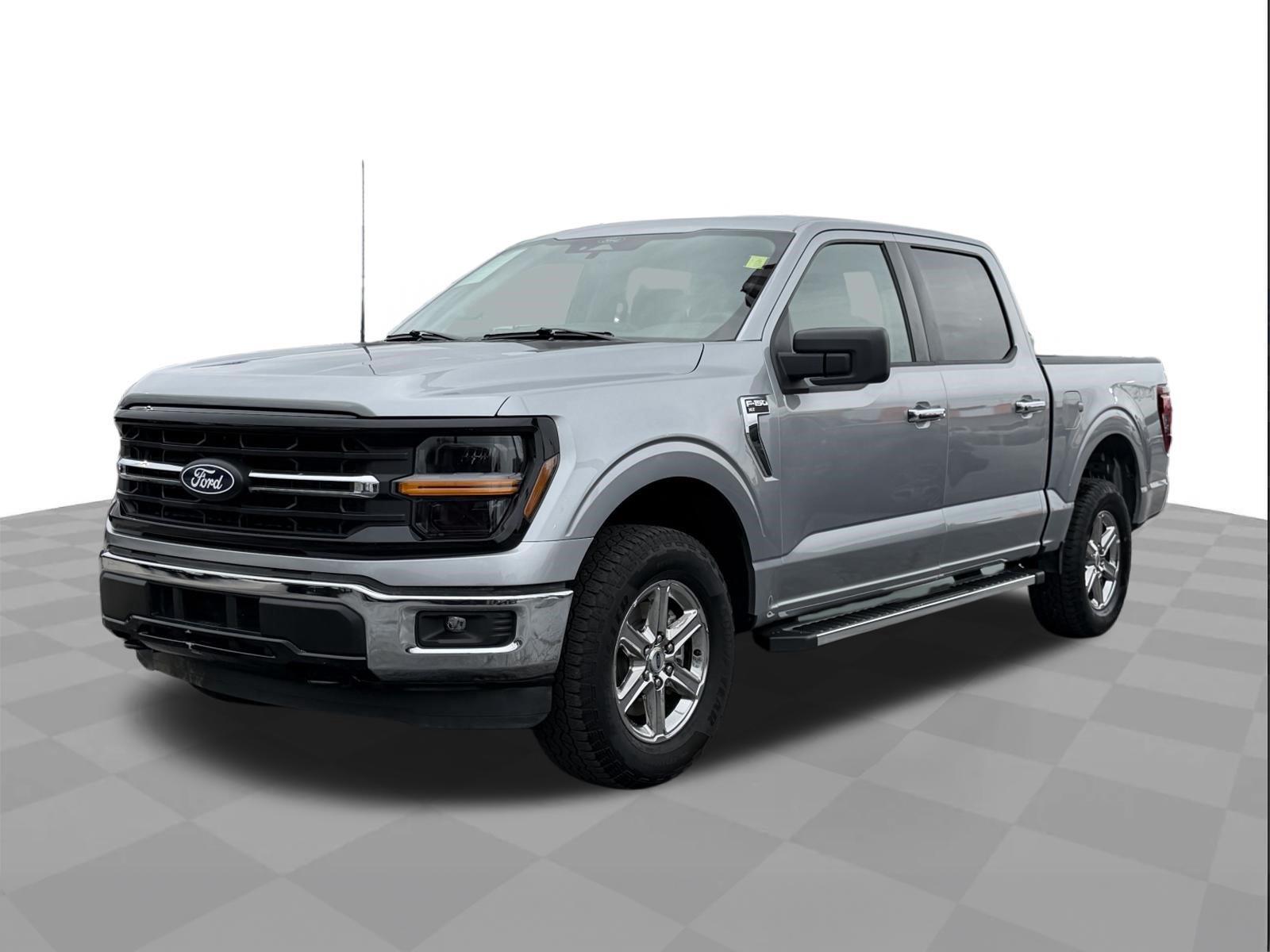 Iconic Silver 2025 Ford F-150 Pickup Truck Four-Wheel Drive Automatic