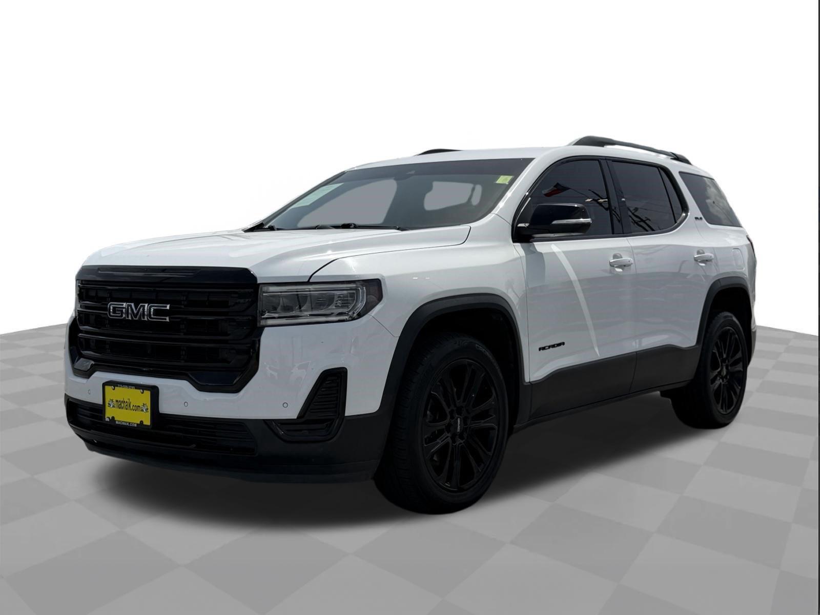 Summit White 2023 GMC Acadia SUV / Crossover Front-Wheel Drive 9-Speed Automatic