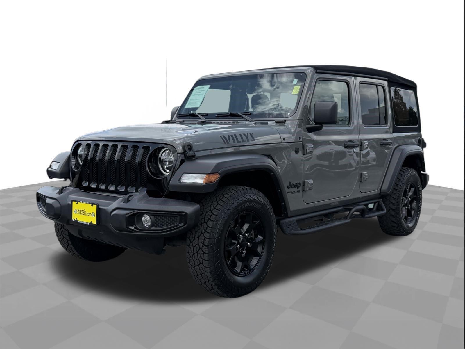 Sting-Gray Clearcoat 2022 Jeep Wrangler SUV / Crossover Four-Wheel Drive 8-Speed Automatic