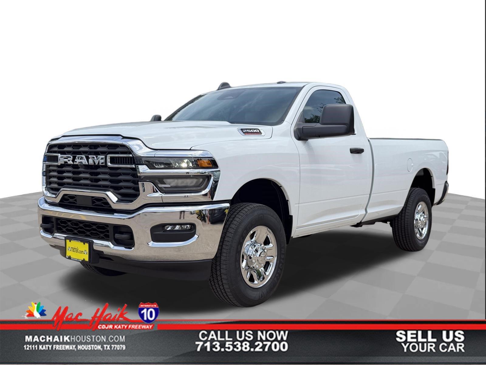 Bright White Clearcoat 2026 RAM 2500 Pickup Truck Four-Wheel Drive 8-Speed Automatic