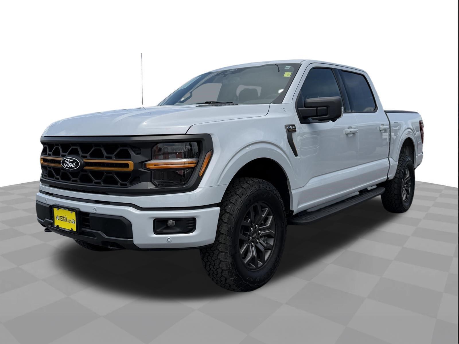 Space White 2025 Ford F-150 Pickup Truck Four-Wheel Drive Automatic
