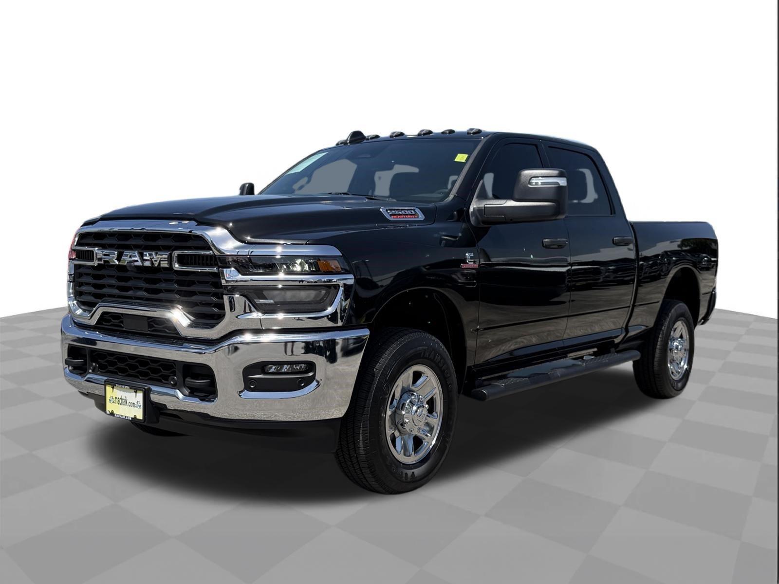 Diamond Black Crystal Pearlcoat 2025 RAM 2500 Pickup Truck Four-Wheel Drive 8-Speed Automatic