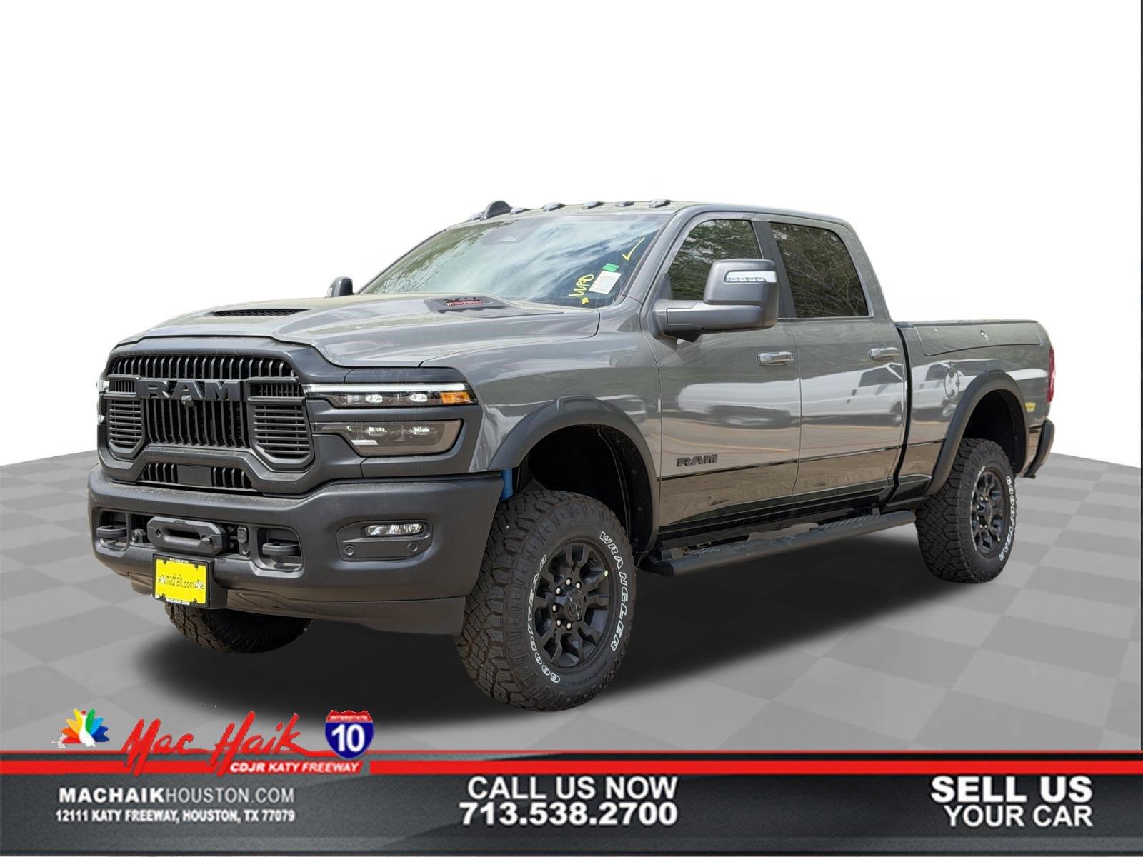 Ceramic Gray Clearcoat 2026 RAM 2500 Pickup Truck Four-Wheel Drive 8-Speed Automatic