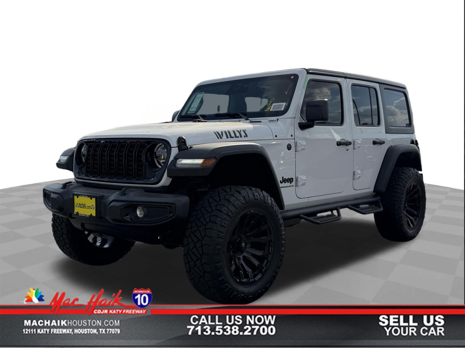 Bright White Clearcoat 2026 Jeep Wrangler SUV / Crossover Four-Wheel Drive 8-Speed Automatic