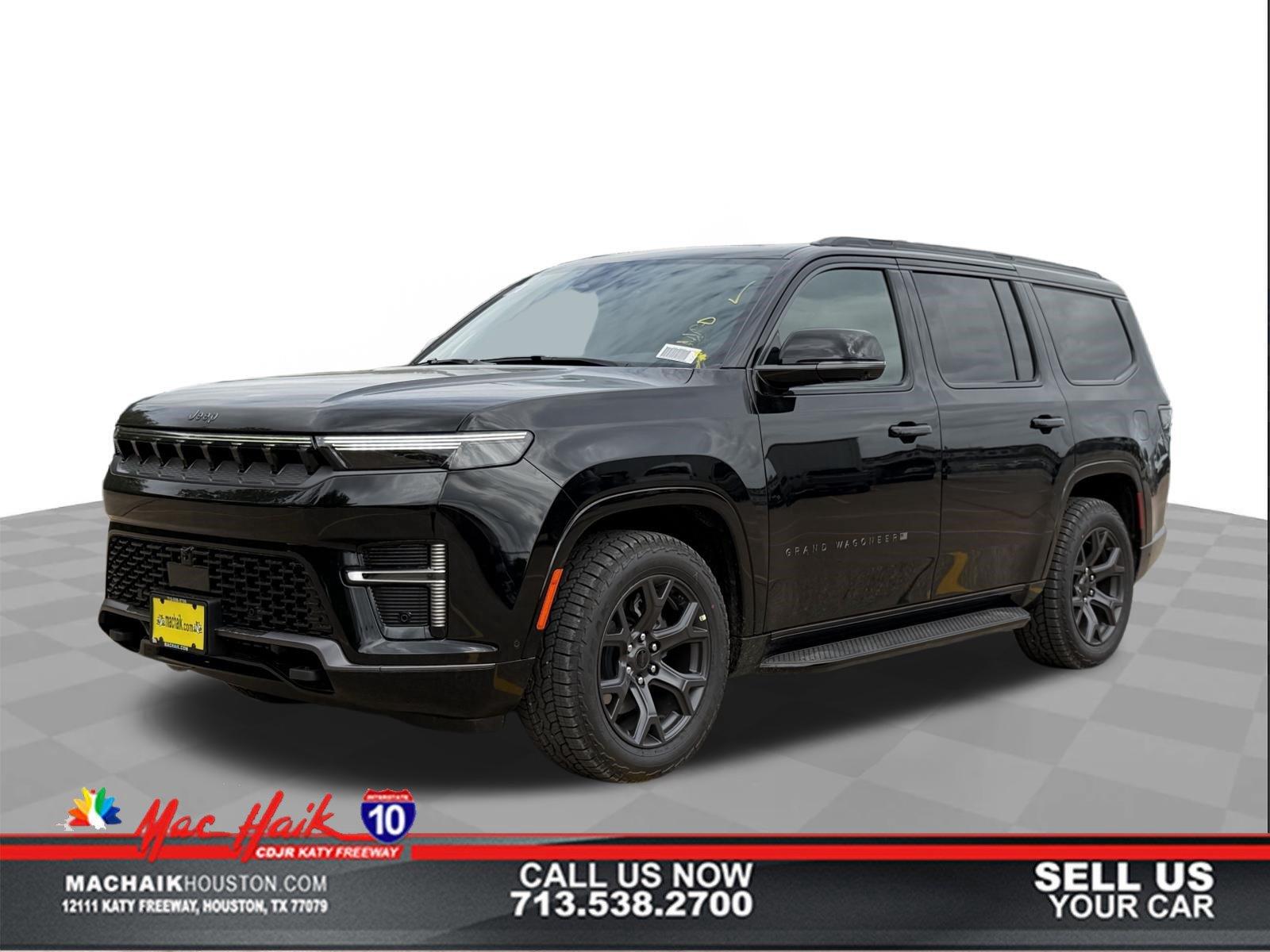 High Gloss Black 2026 Jeep Grand Wagoneer SUV / Crossover Four-Wheel Drive 8-Speed Automatic