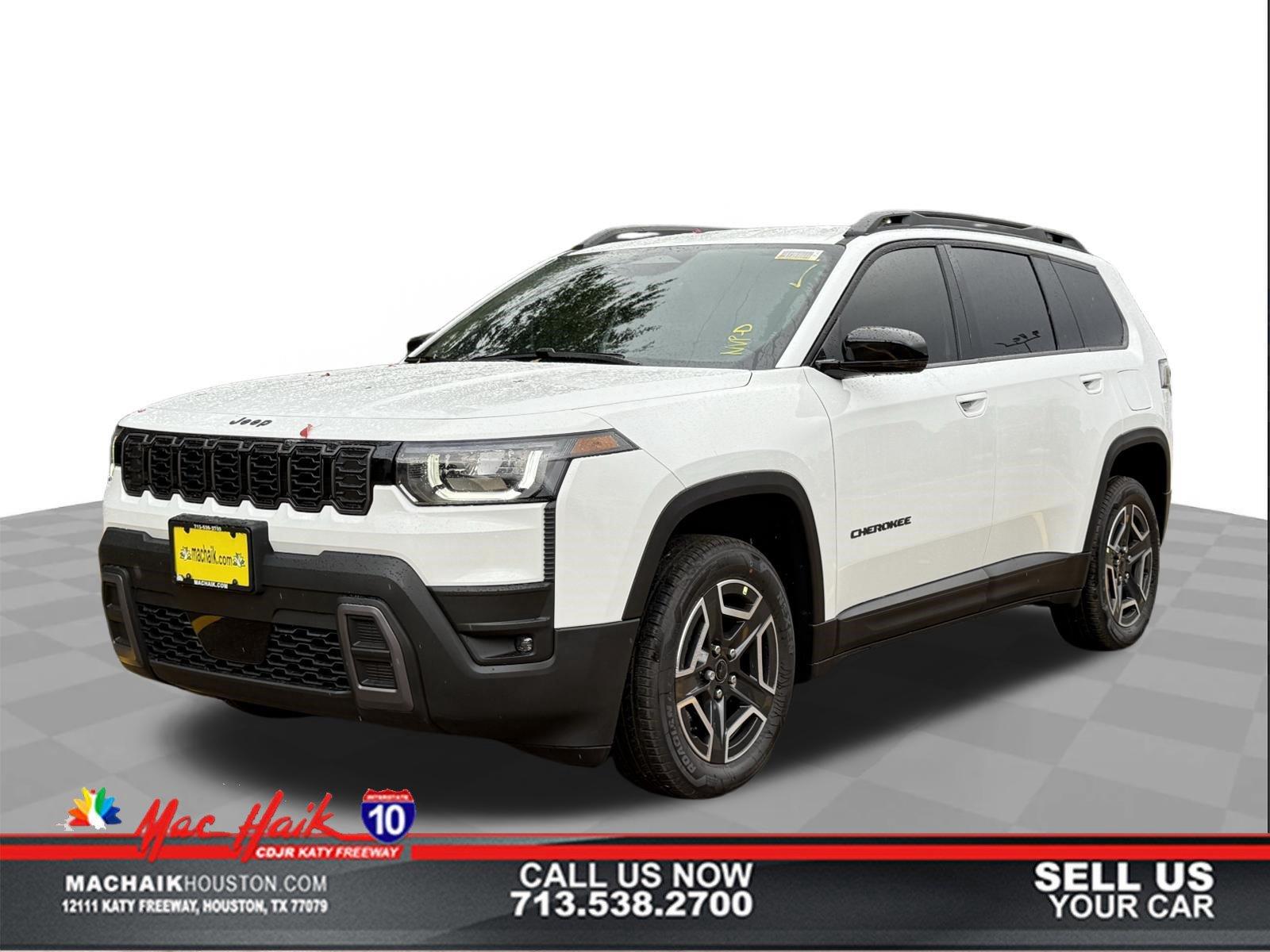 Bright White Clearcoat 2026 Jeep Cherokee SUV / Crossover Four-Wheel Drive Automatic