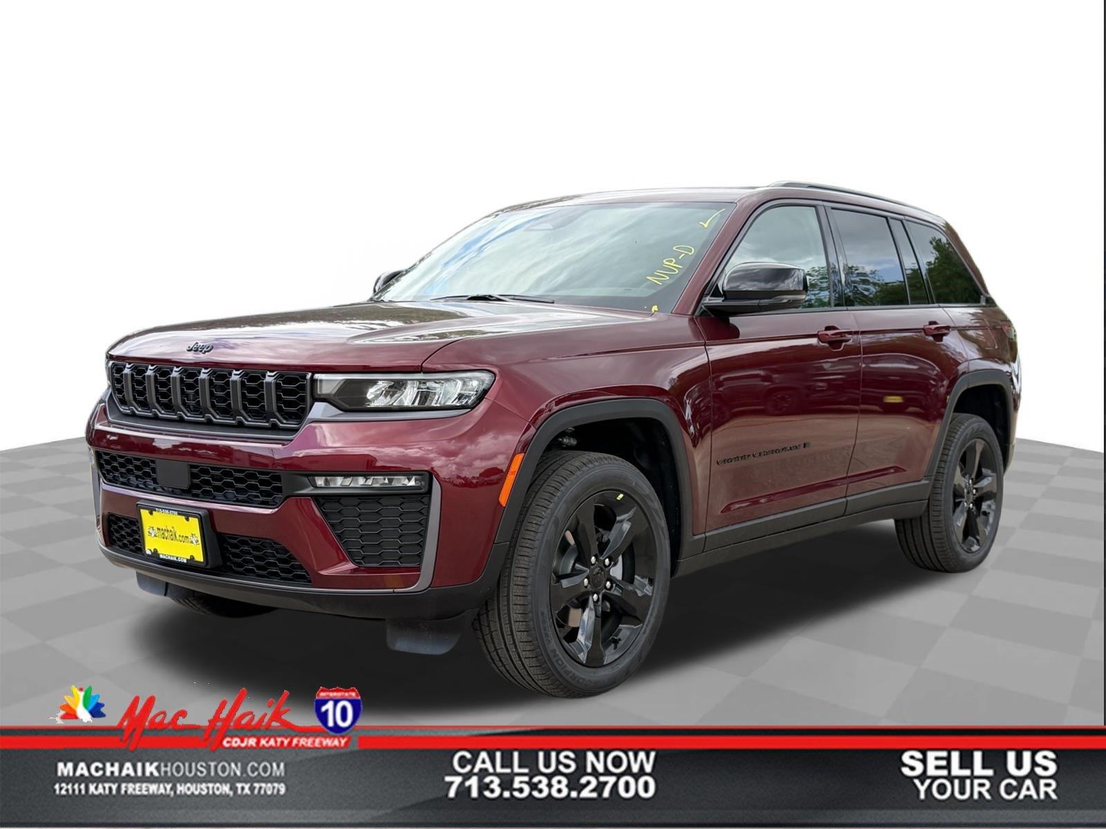 Velvet Red Pearlcoat 2026 Jeep Grand Cherokee SUV / Crossover Four-Wheel Drive 8-Speed Automatic